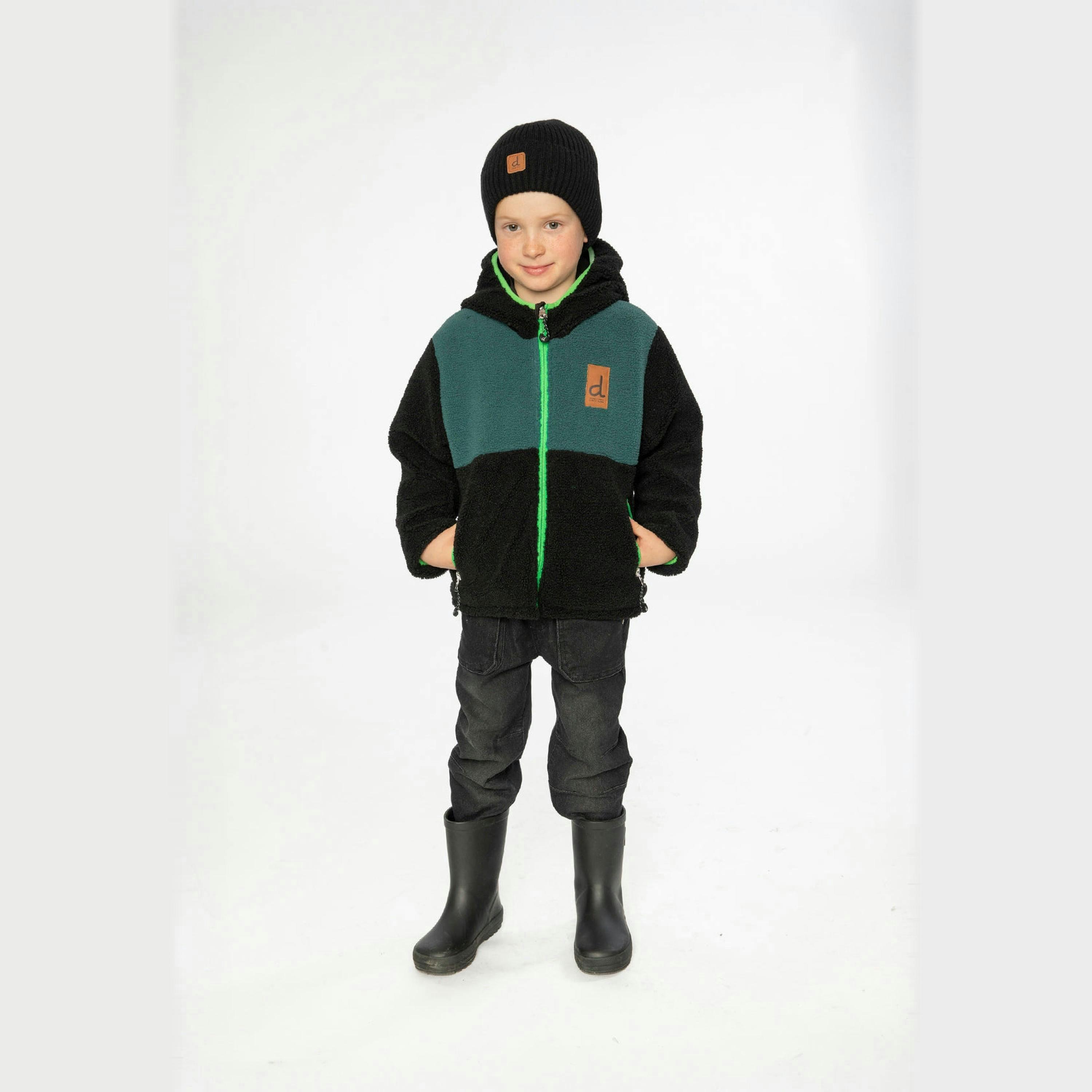 Reversible Mid-Season Jacket Black , view 2 of 6