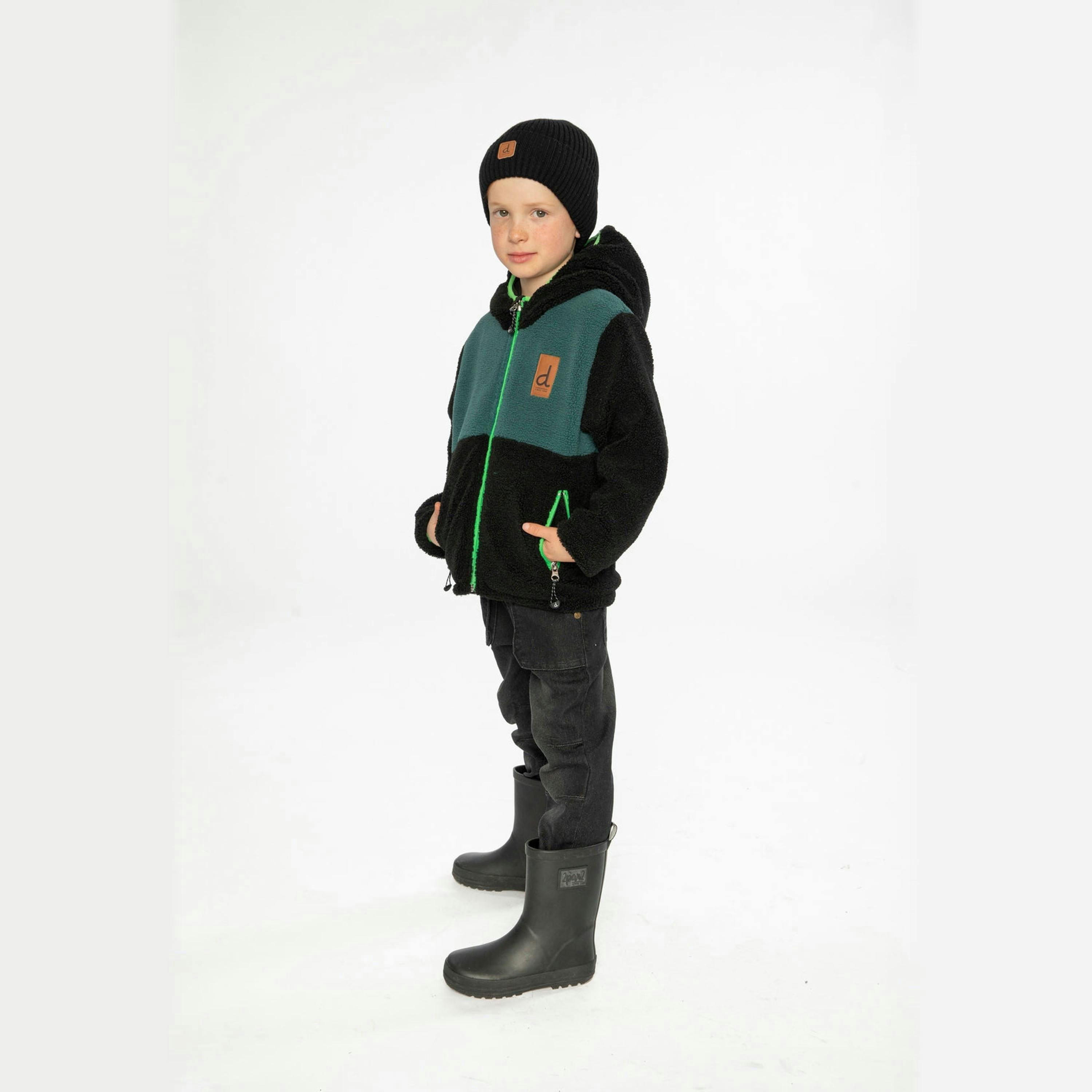 Reversible Mid-Season Jacket Black , view 3 of 6