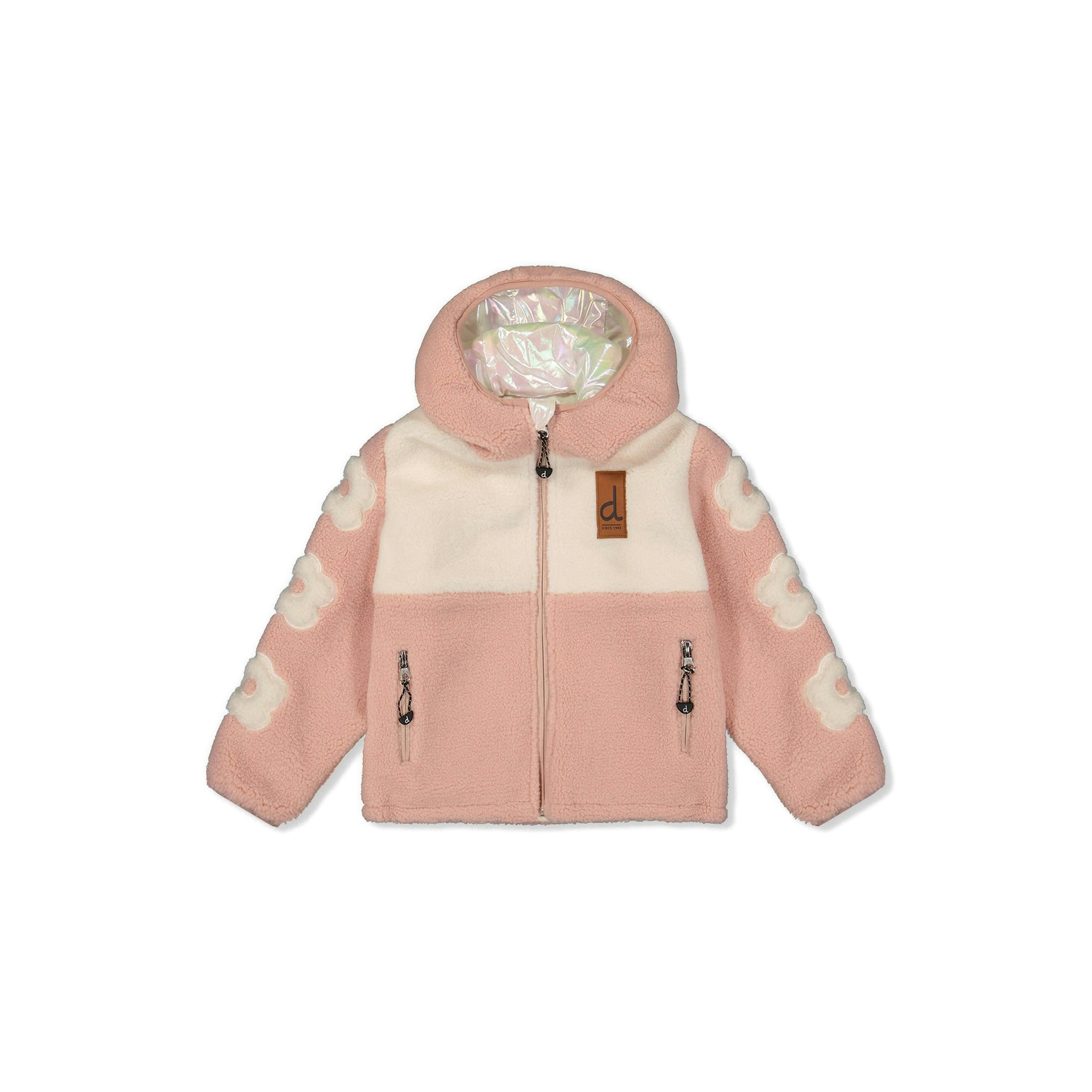 Reversible Mid-Season Jacket Pale Pink , view 3 of 5
