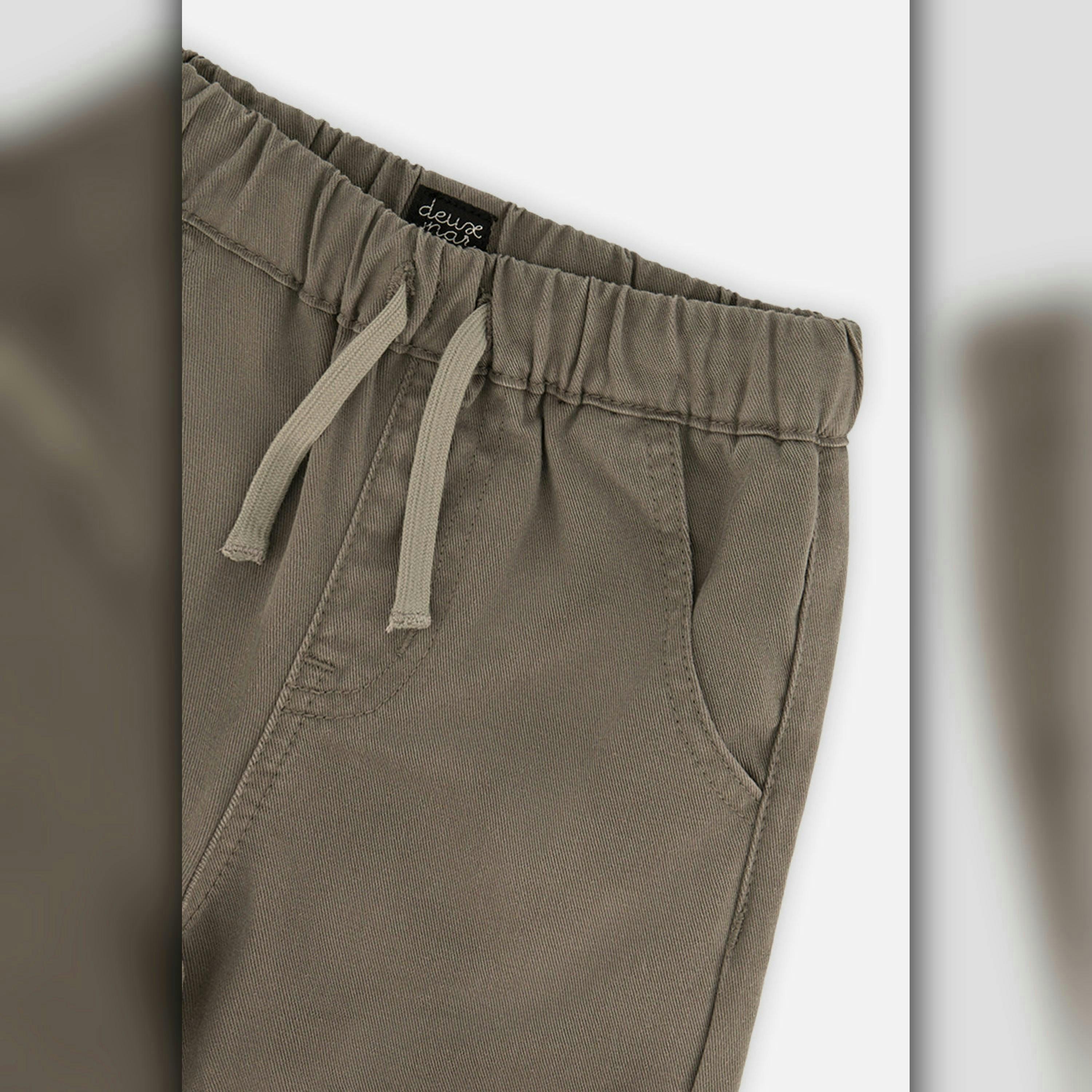 Twill Pants With Cargo Pockets Grey , view 6 of 6