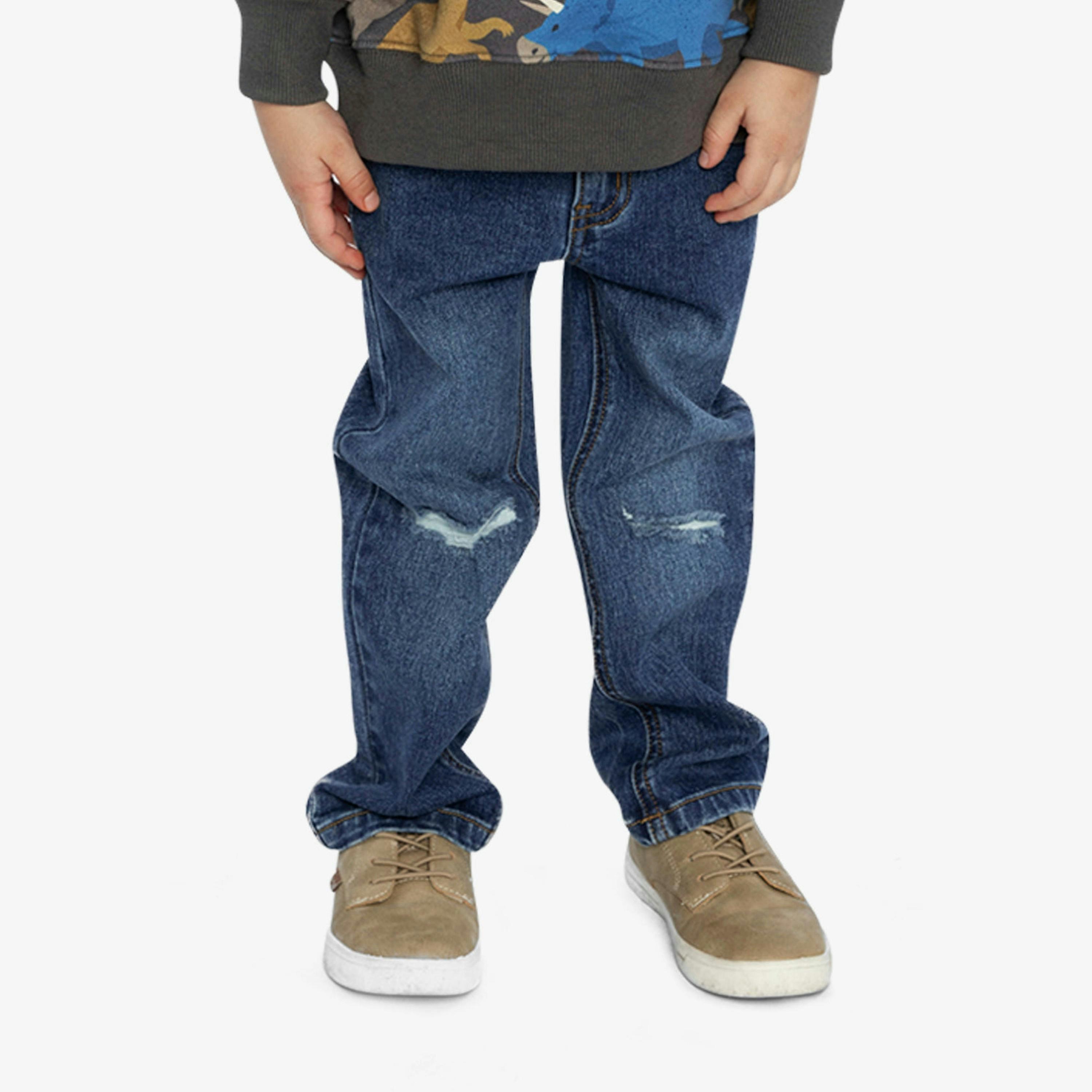 Stretch Jeans Navy Blue Denim , view 2 of 6