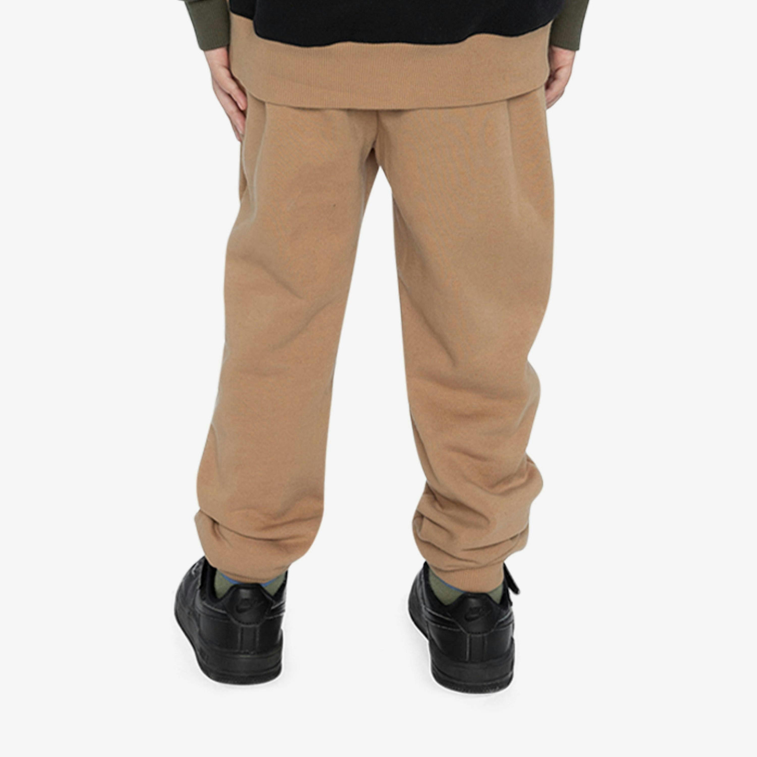 Fleece Sweatpants With Pockets Brown Tannin , view 4 of 6