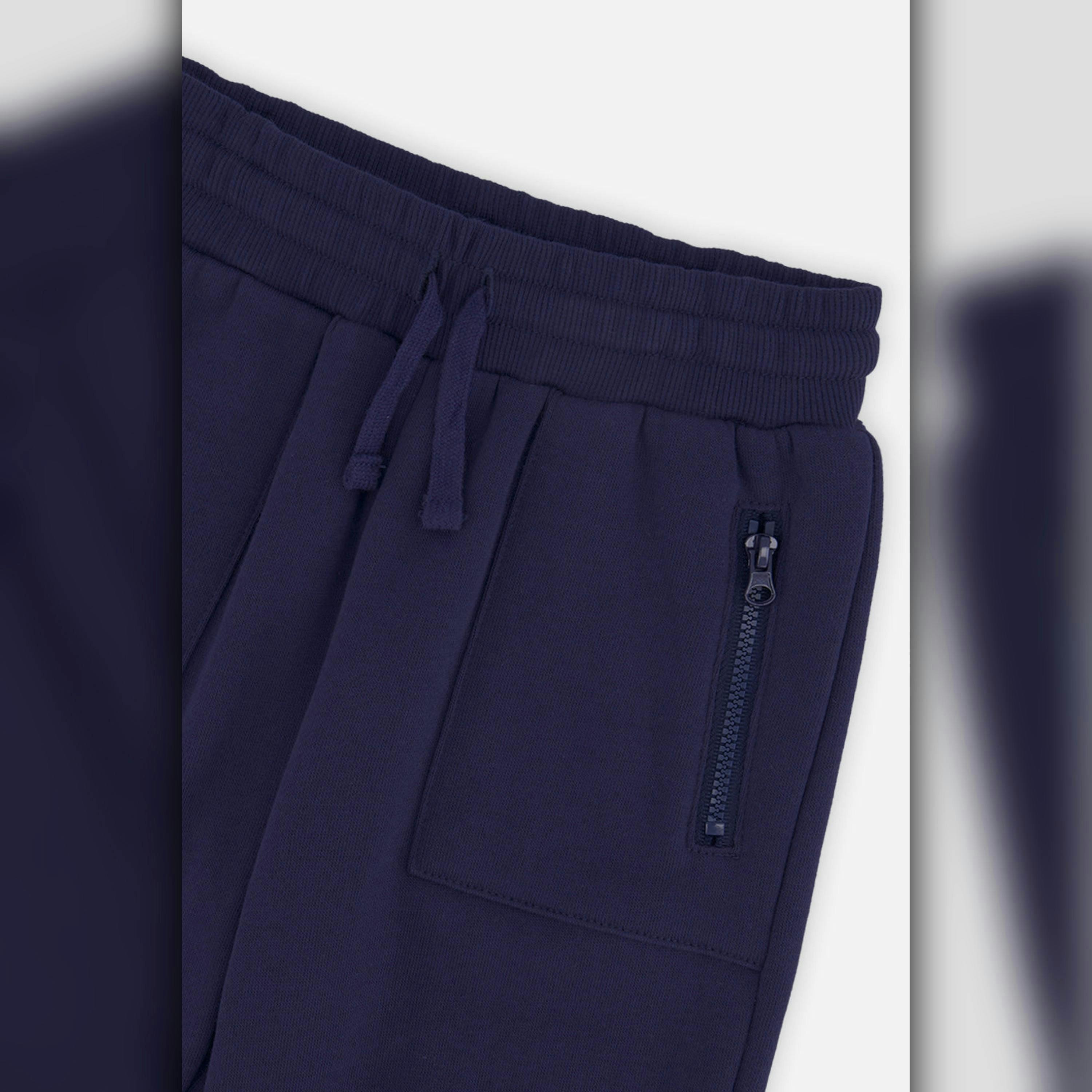 Fleece Sweatpants With Pockets Dark Blue , view 5 of 5
