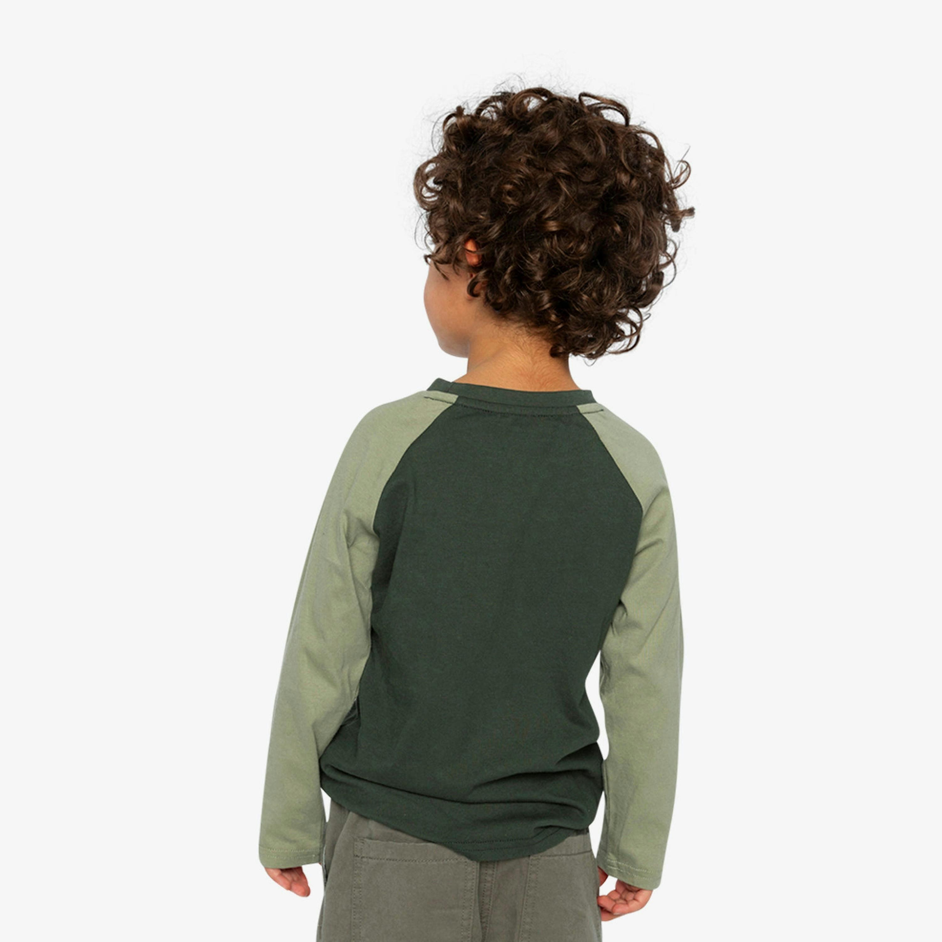 Raglan T-Shirt Dark Turquoise , view 4 of 6