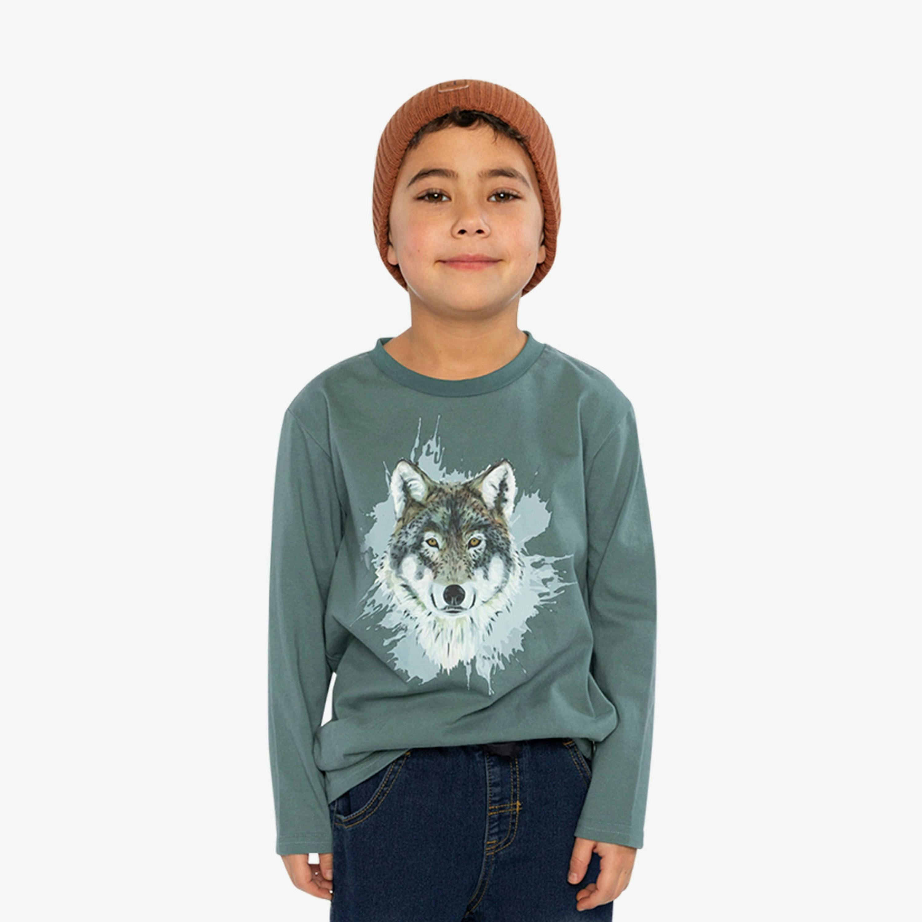 Long Sleeve T-Shirt Turquoise , view 2 of 6