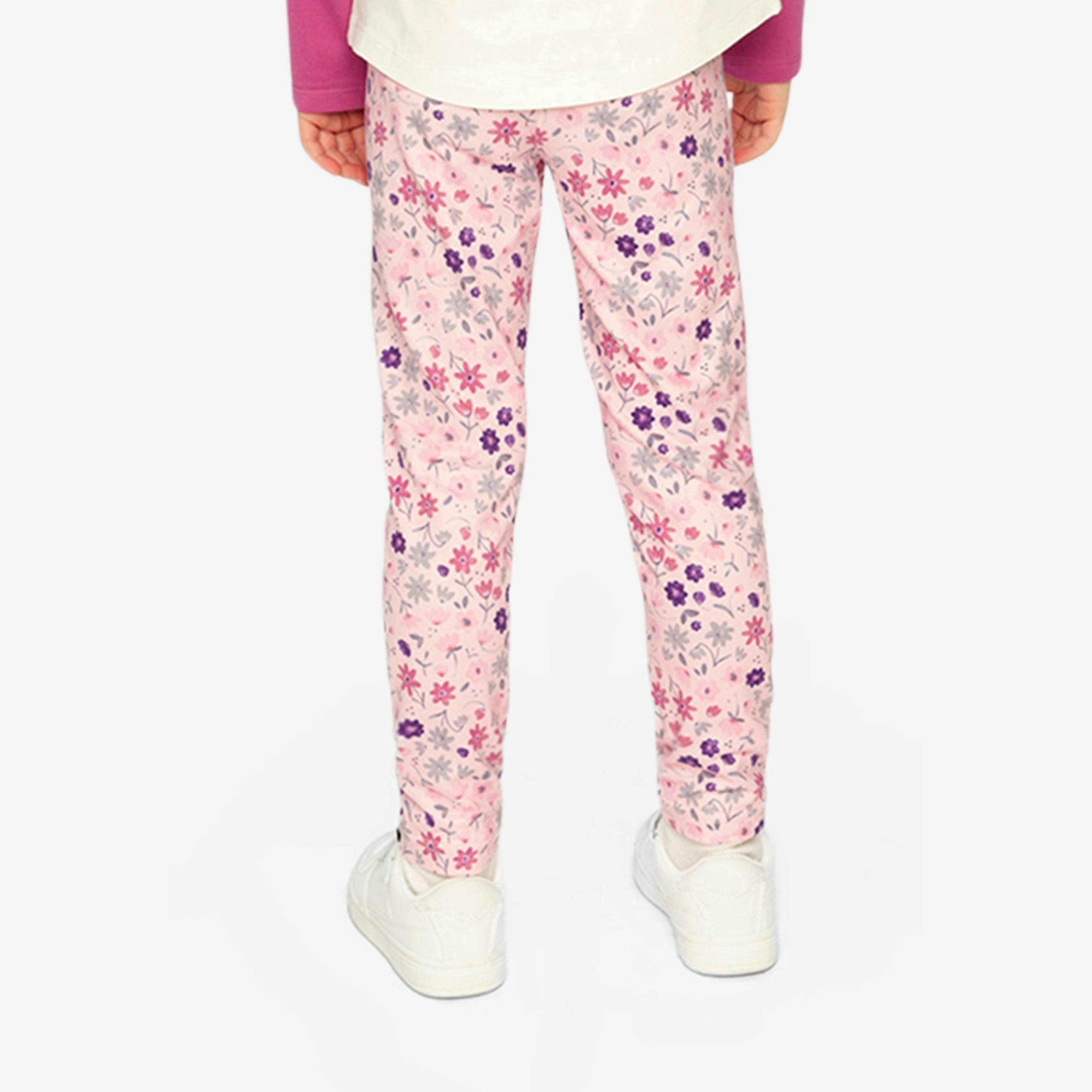Printed Leggings Pink Printed Daisies , view 4 of 6