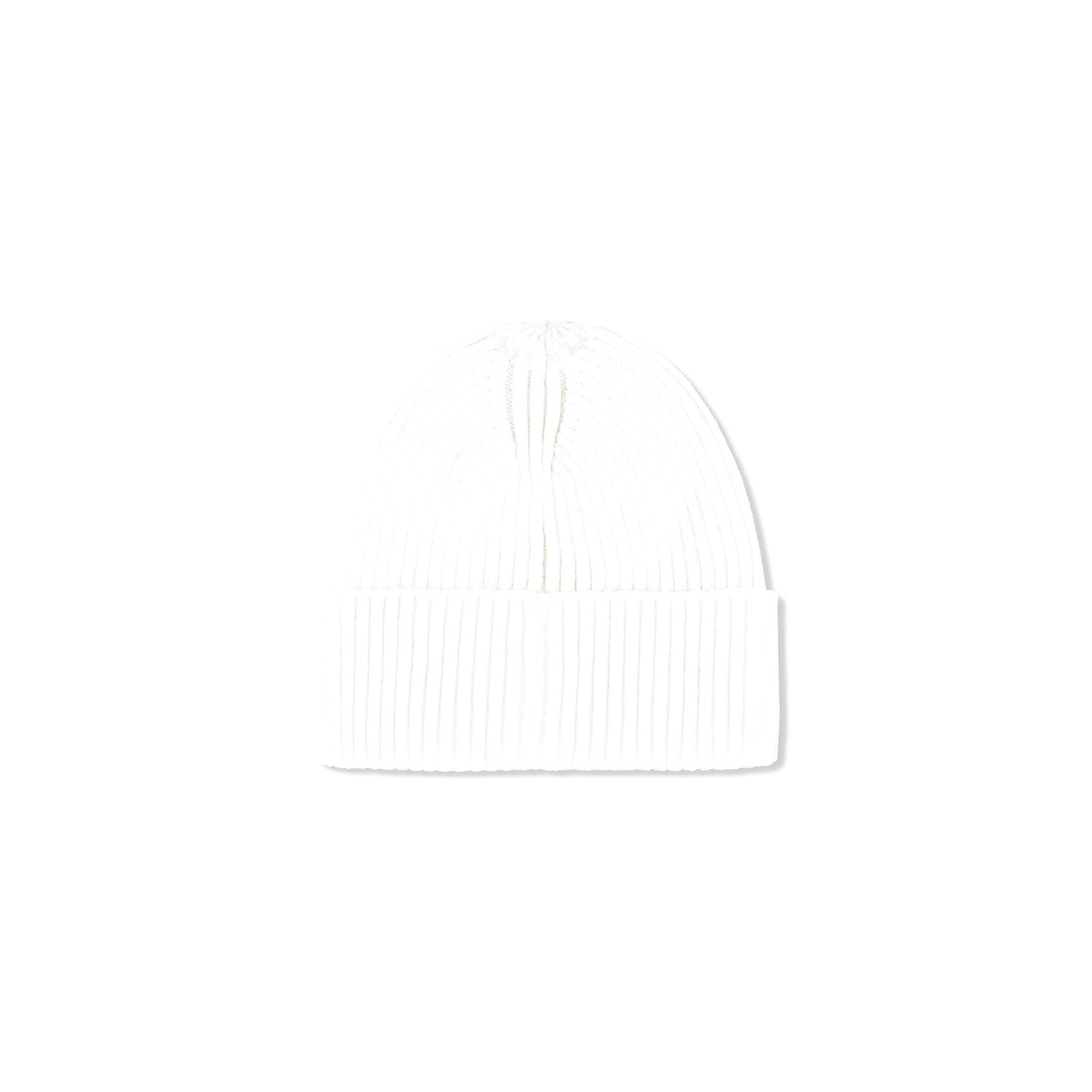 Ribbed Knit Hat Off-White , view 3 of 4