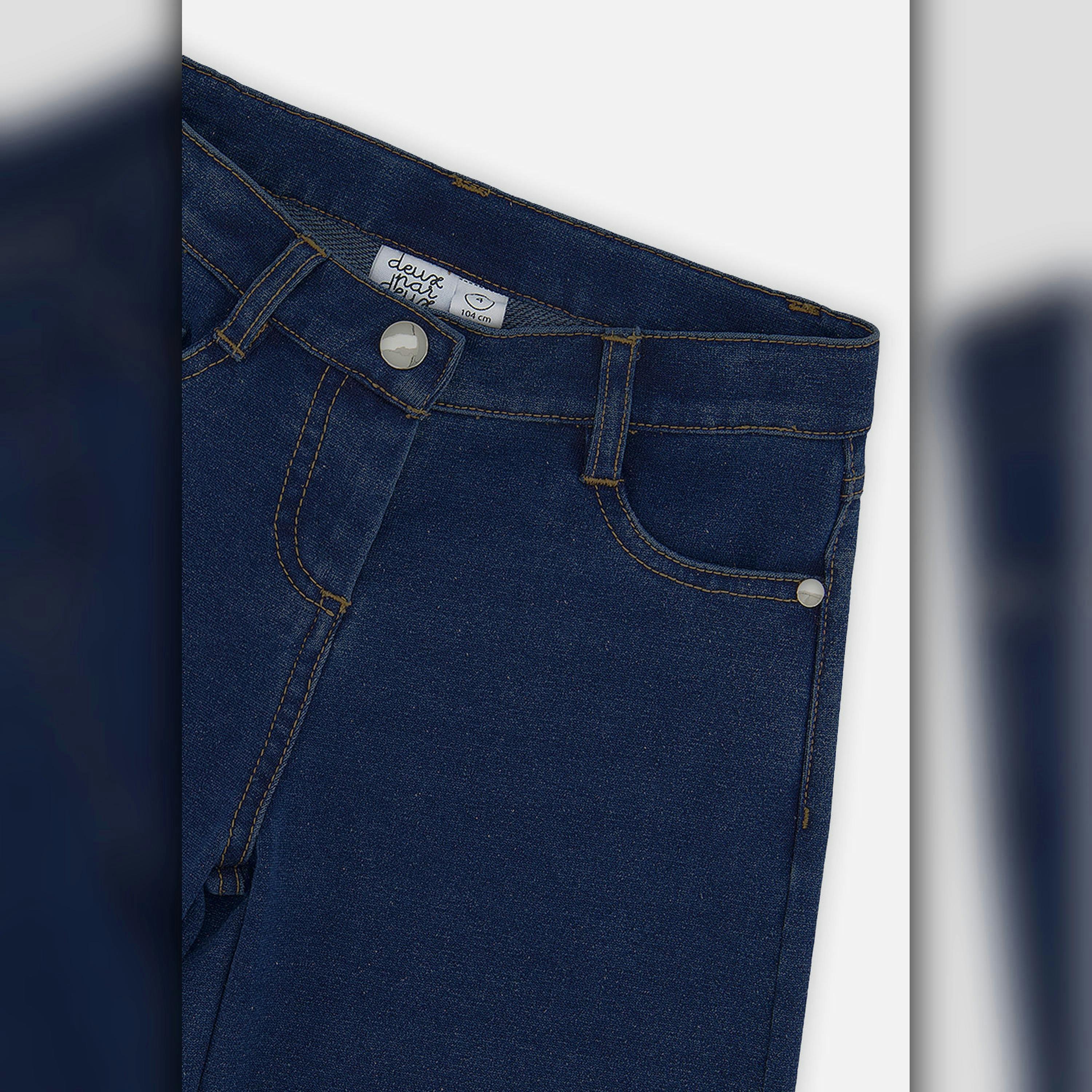 Jeggings With Lurex Navy Blue Denim , view 6 of 6