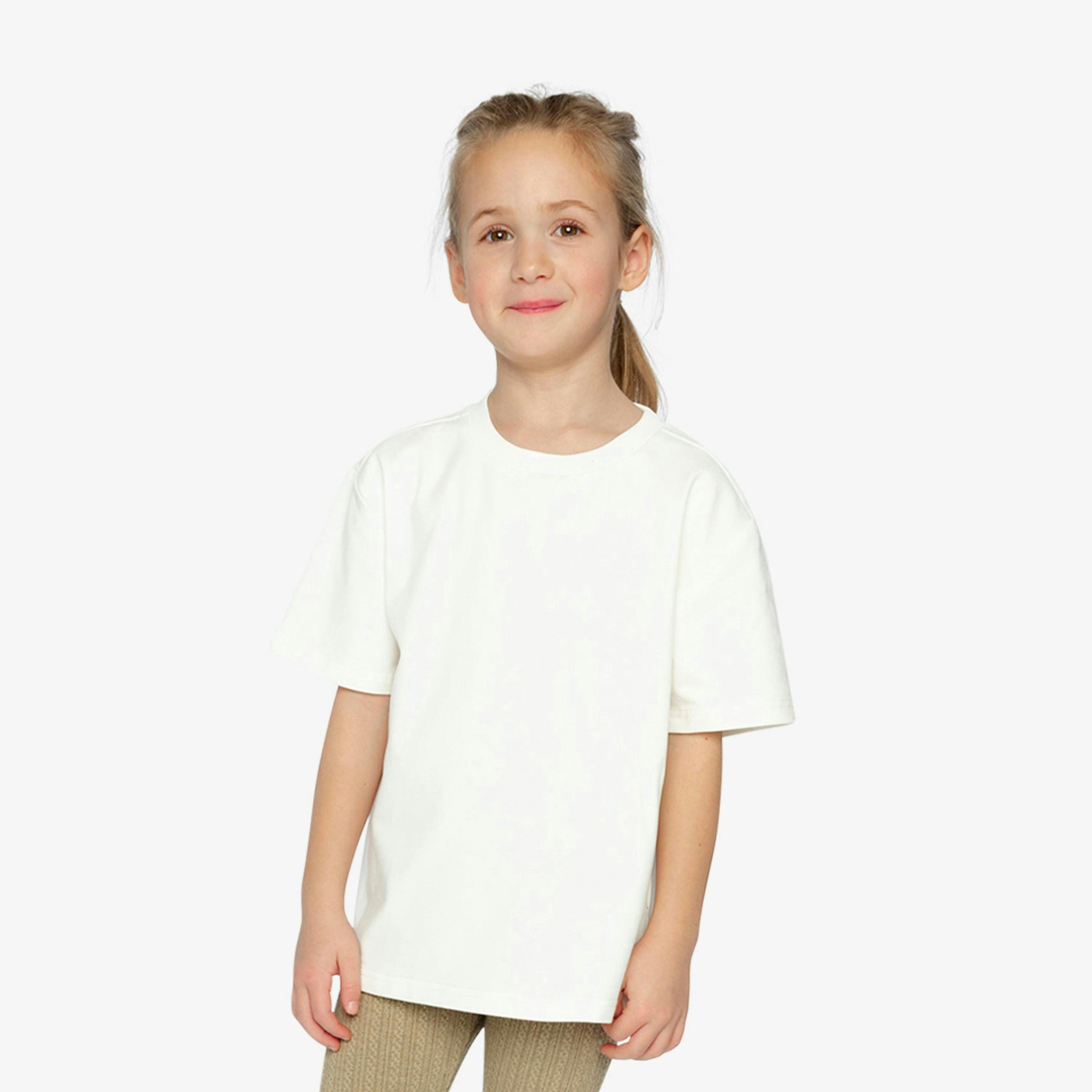 Heavy Jersey Wide Short Sleeve T-Shirt White , view 2 of 6