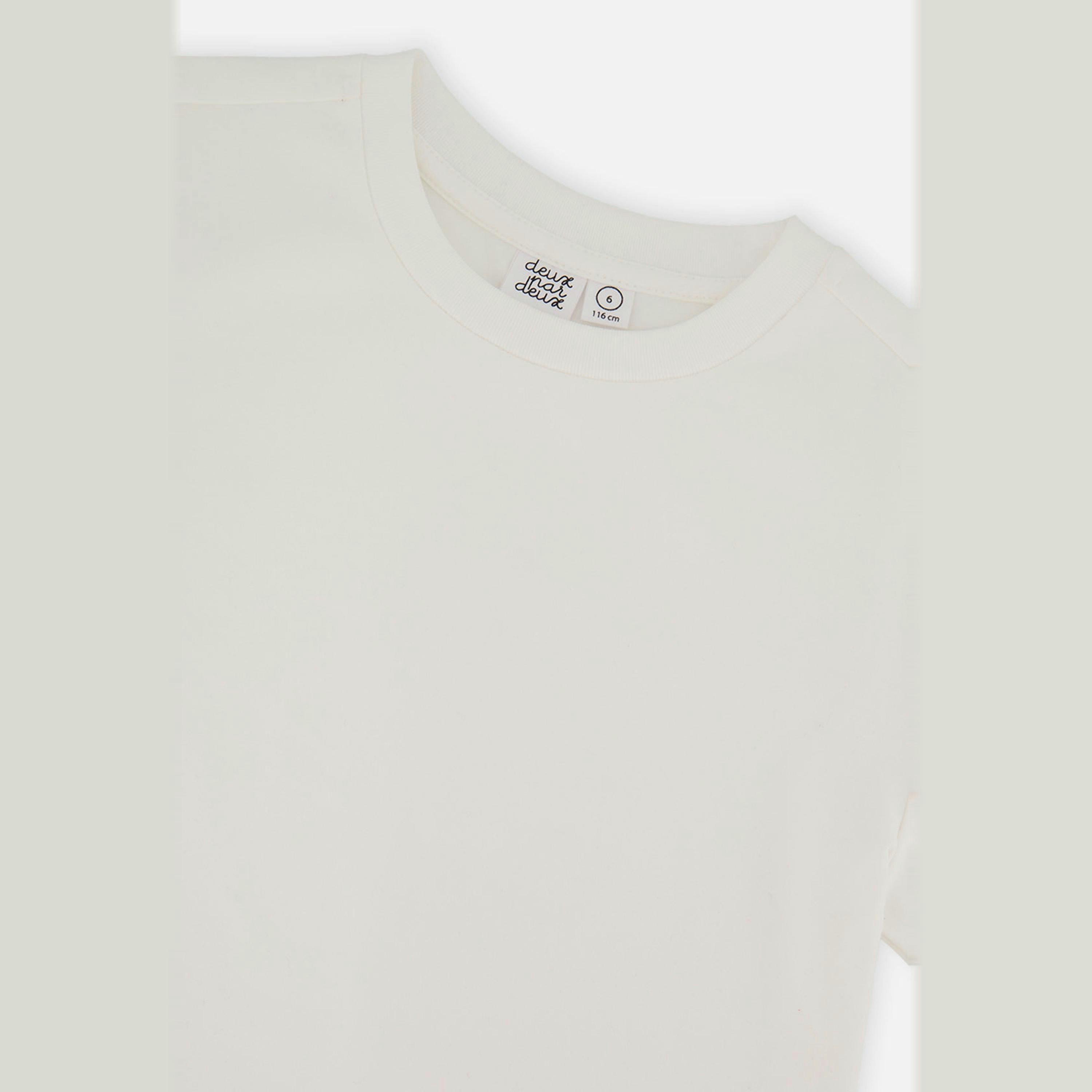 Heavy Jersey Wide Short Sleeve T-Shirt White , view 6 of 6