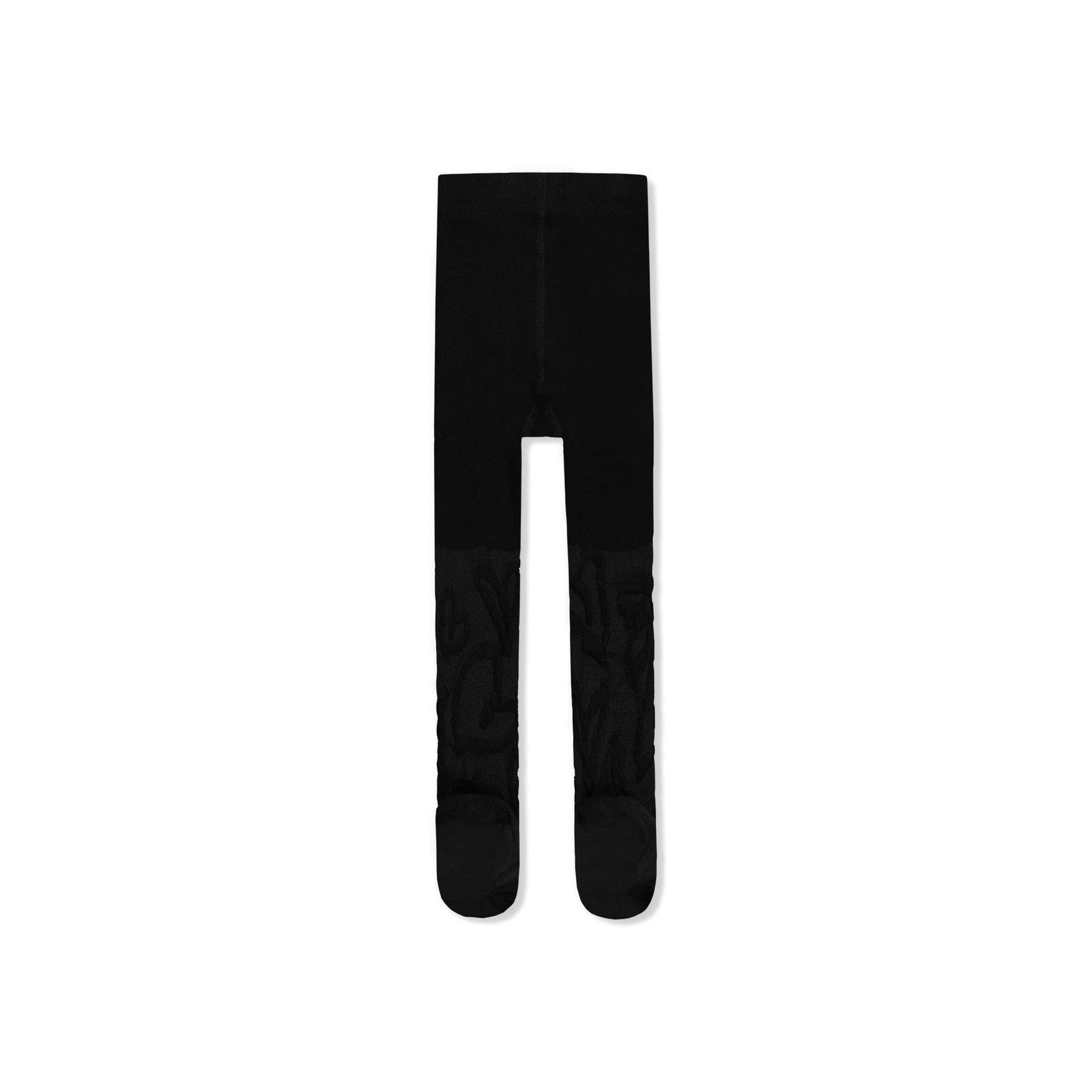 Knit Textured Tights Black , view 2 of 3