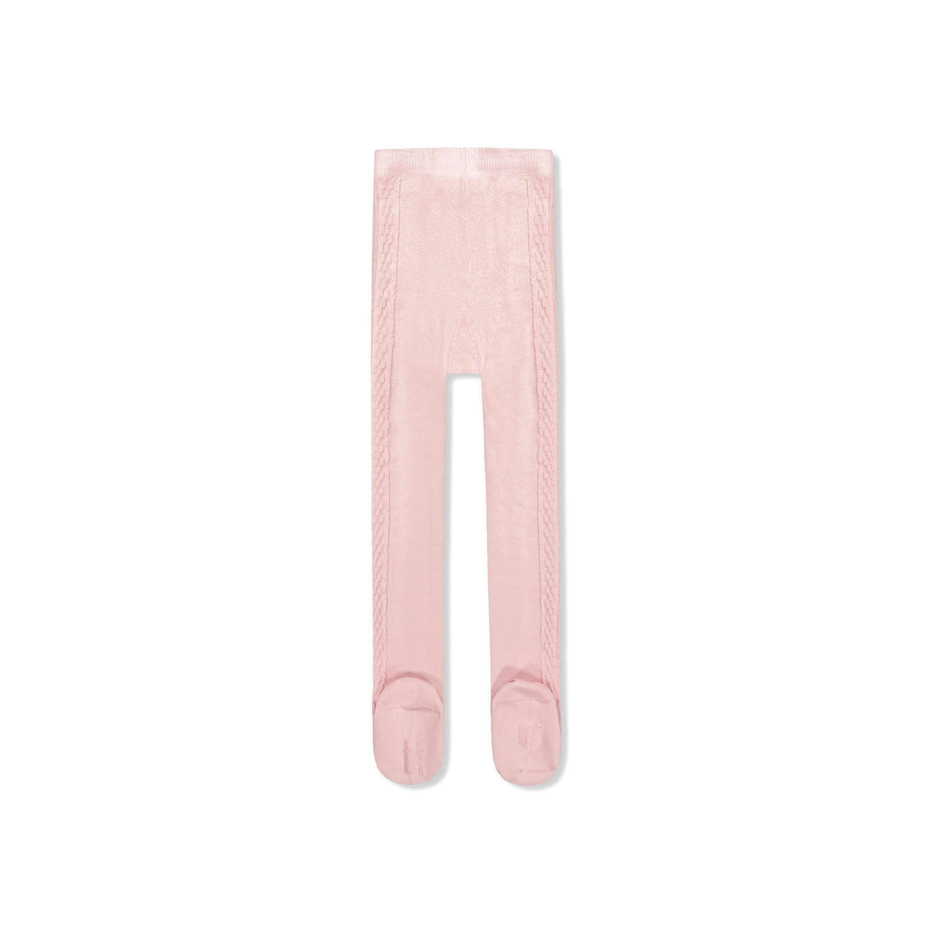 Knit Textured Tights Dusty Pink , view 2 of 3