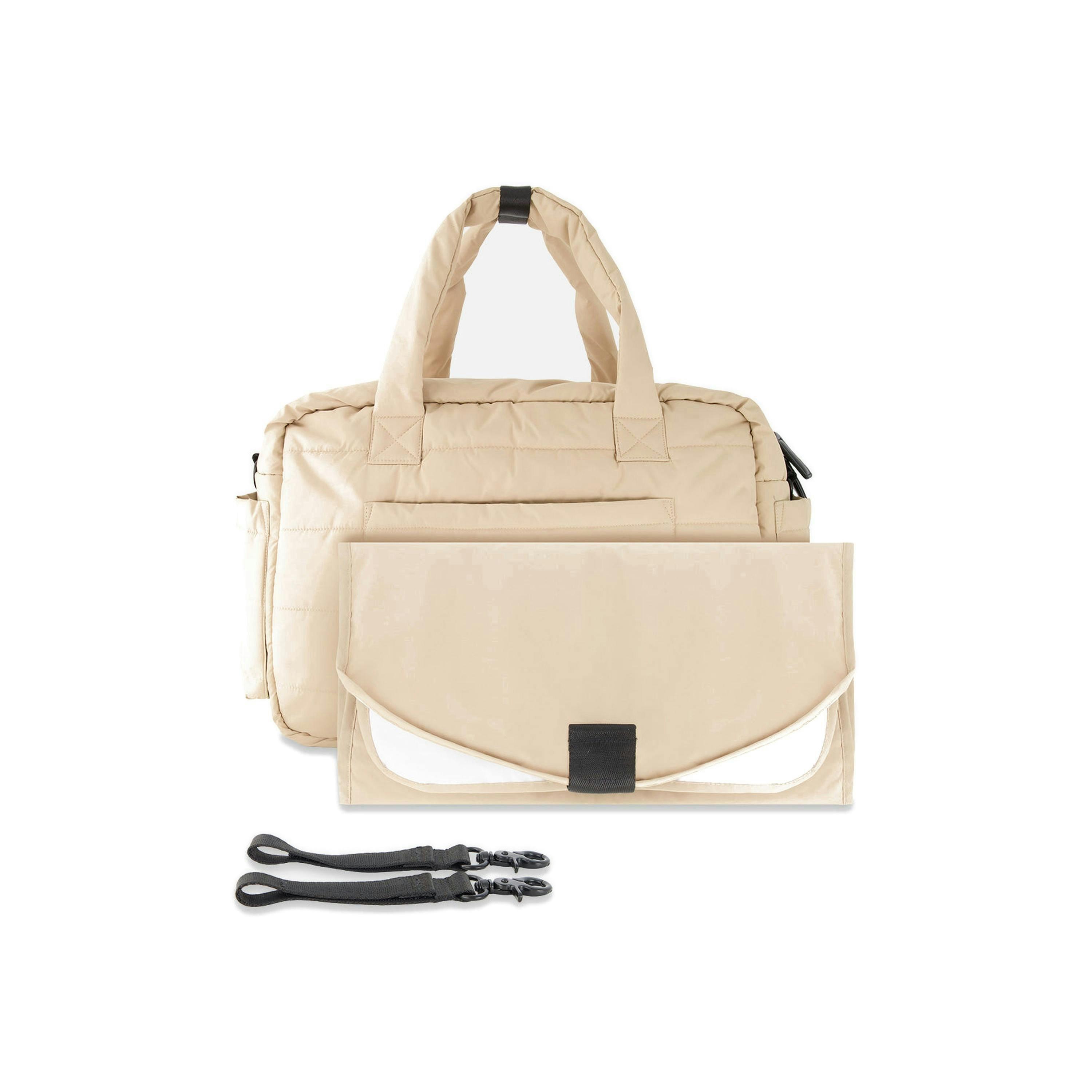 Diaper Bag With Changing Mat Beige , view 4 of 6