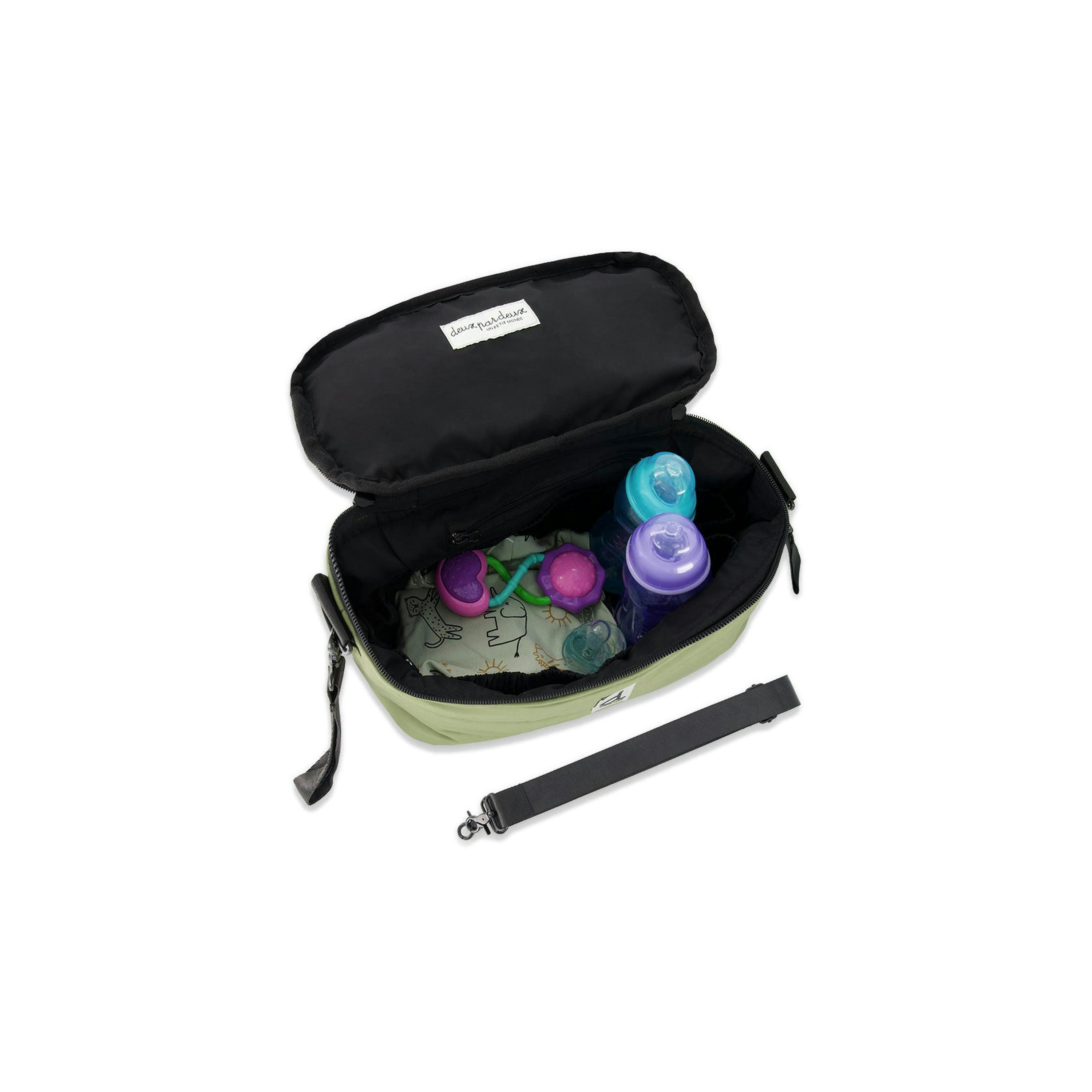 Mini Diaper Bag Olive Green , view 4 of 4