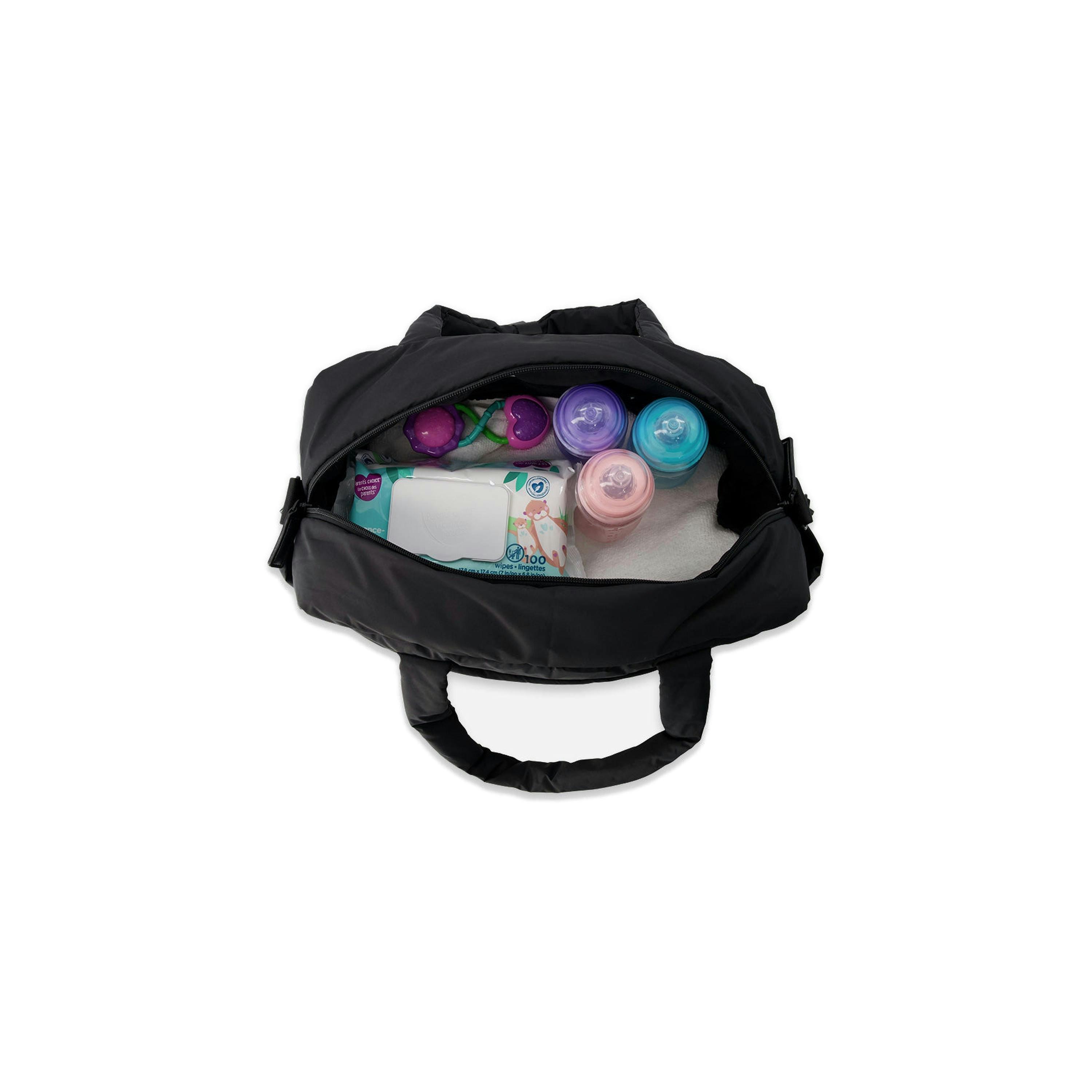 Diaper Bag With Changing Mat Black , view 6 of 6
