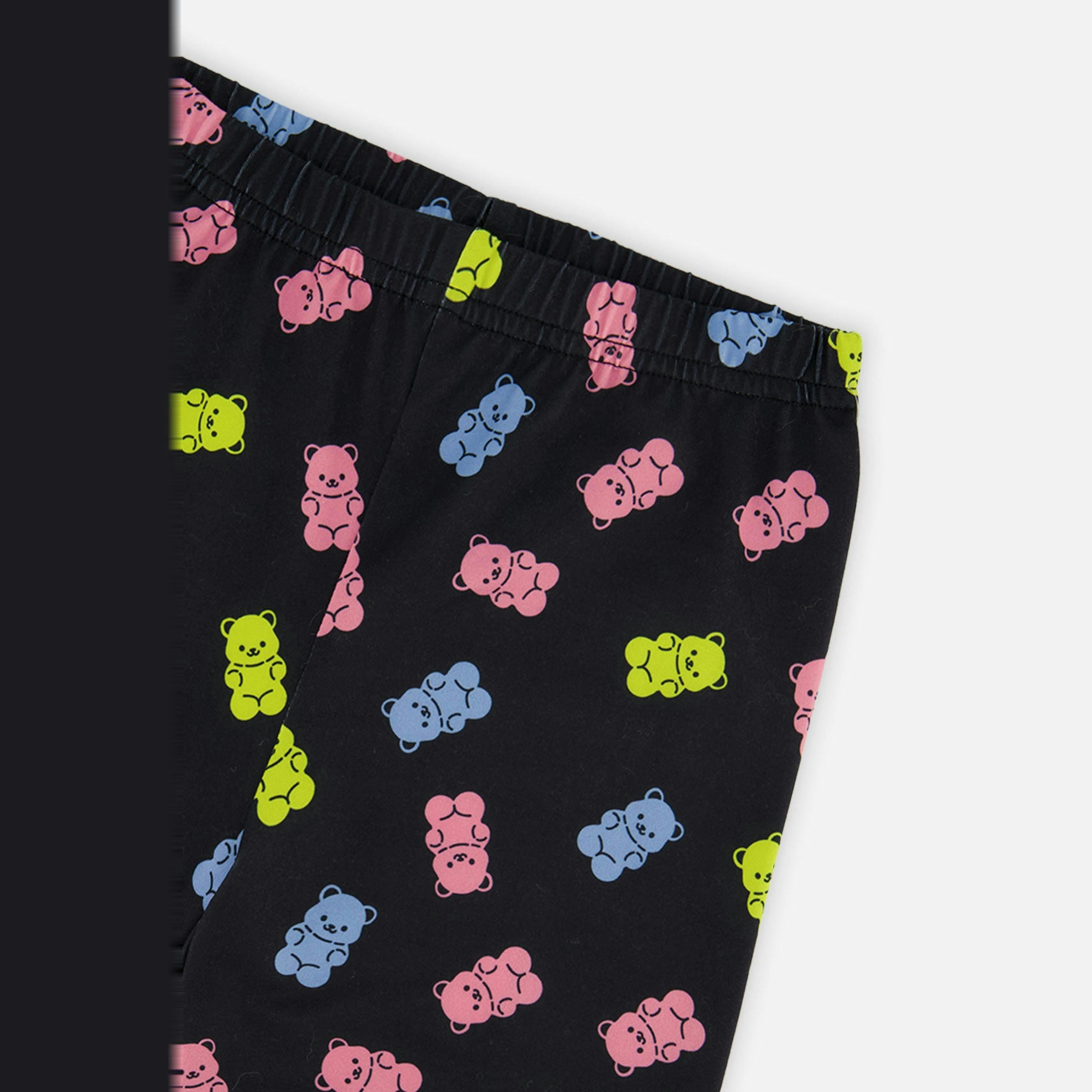 Printed Leggings Black Printed Gummy Bears , view 5 of 5