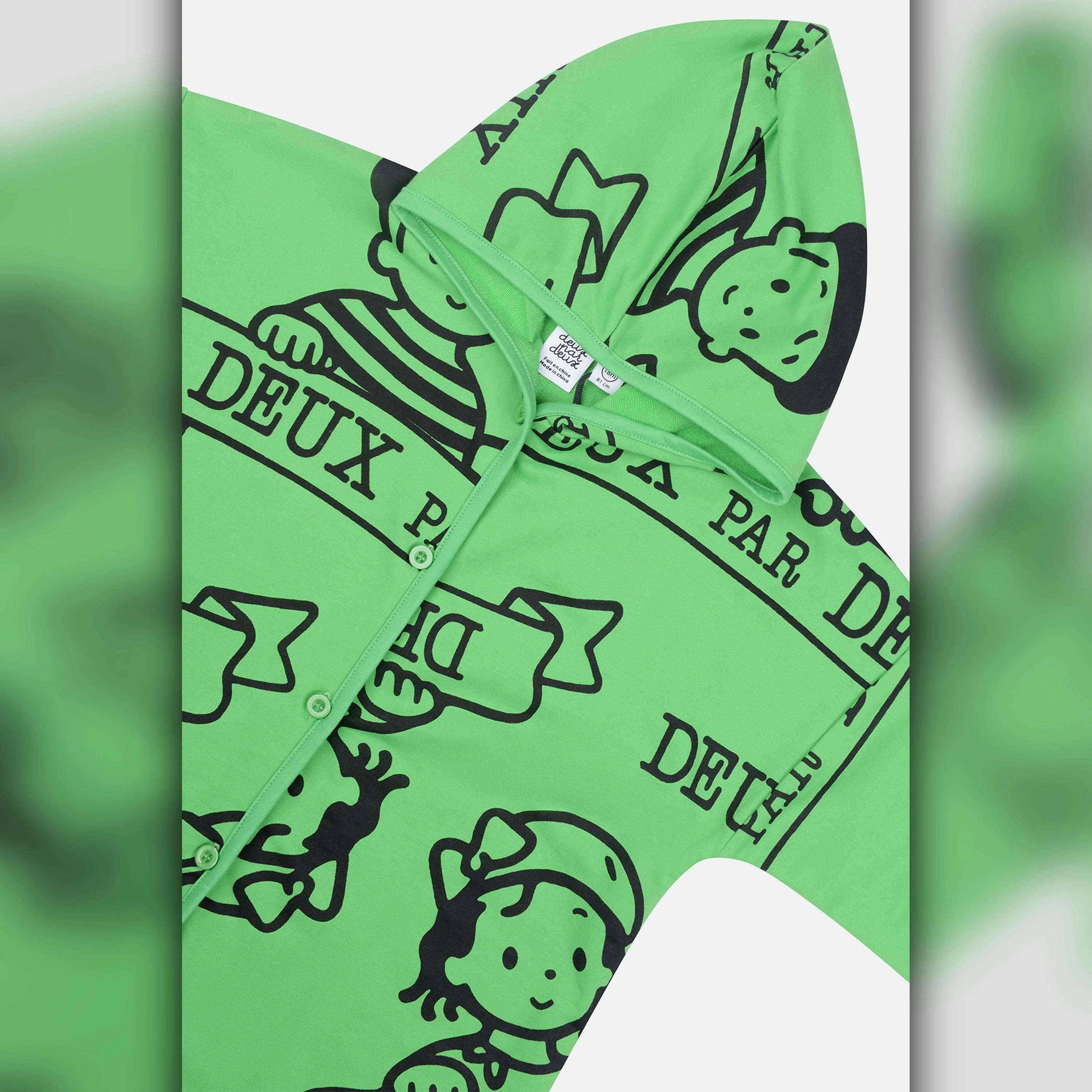 40Th Anniversary Printed Jersey One-Piece Green , view 3 of 3
