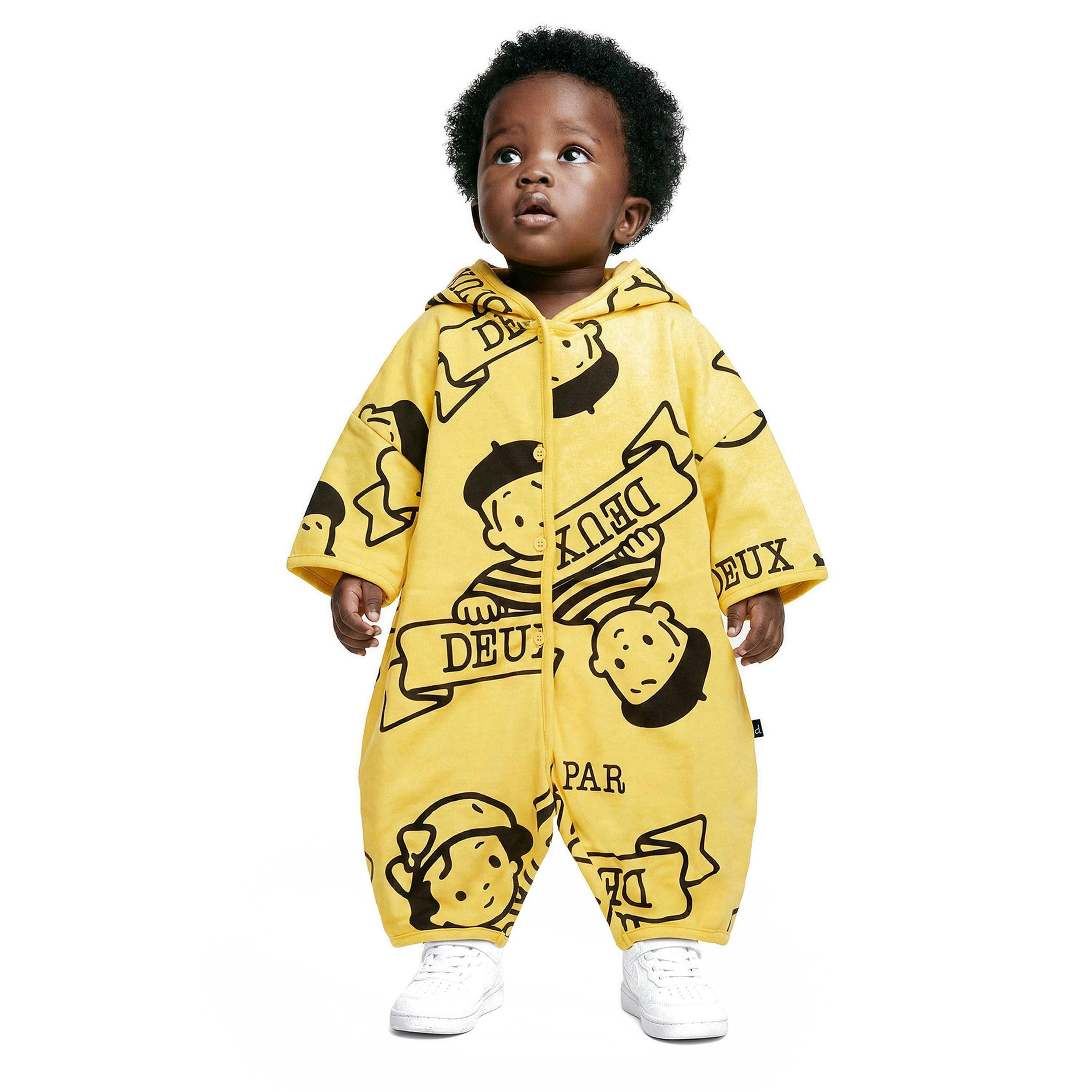 40Th Anniversary Printed Jersey One-Piece Honey Yellow , view 2 of 4