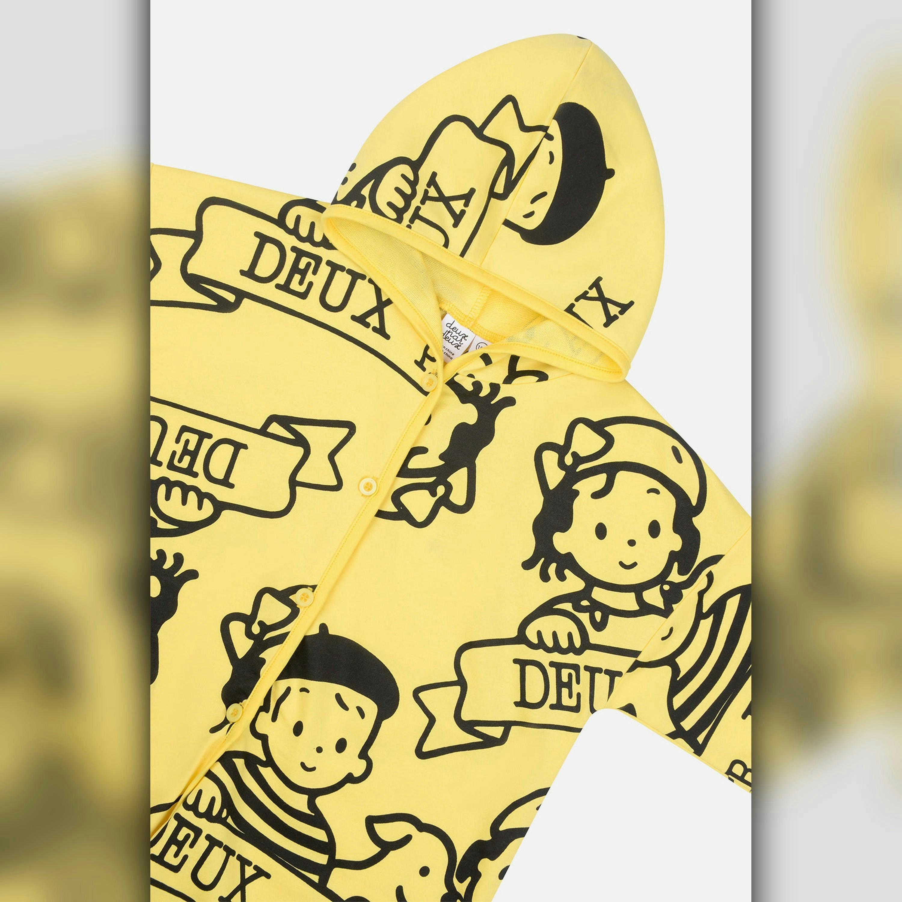 40Th Anniversary Printed Jersey One-Piece Honey Yellow , view 4 of 4