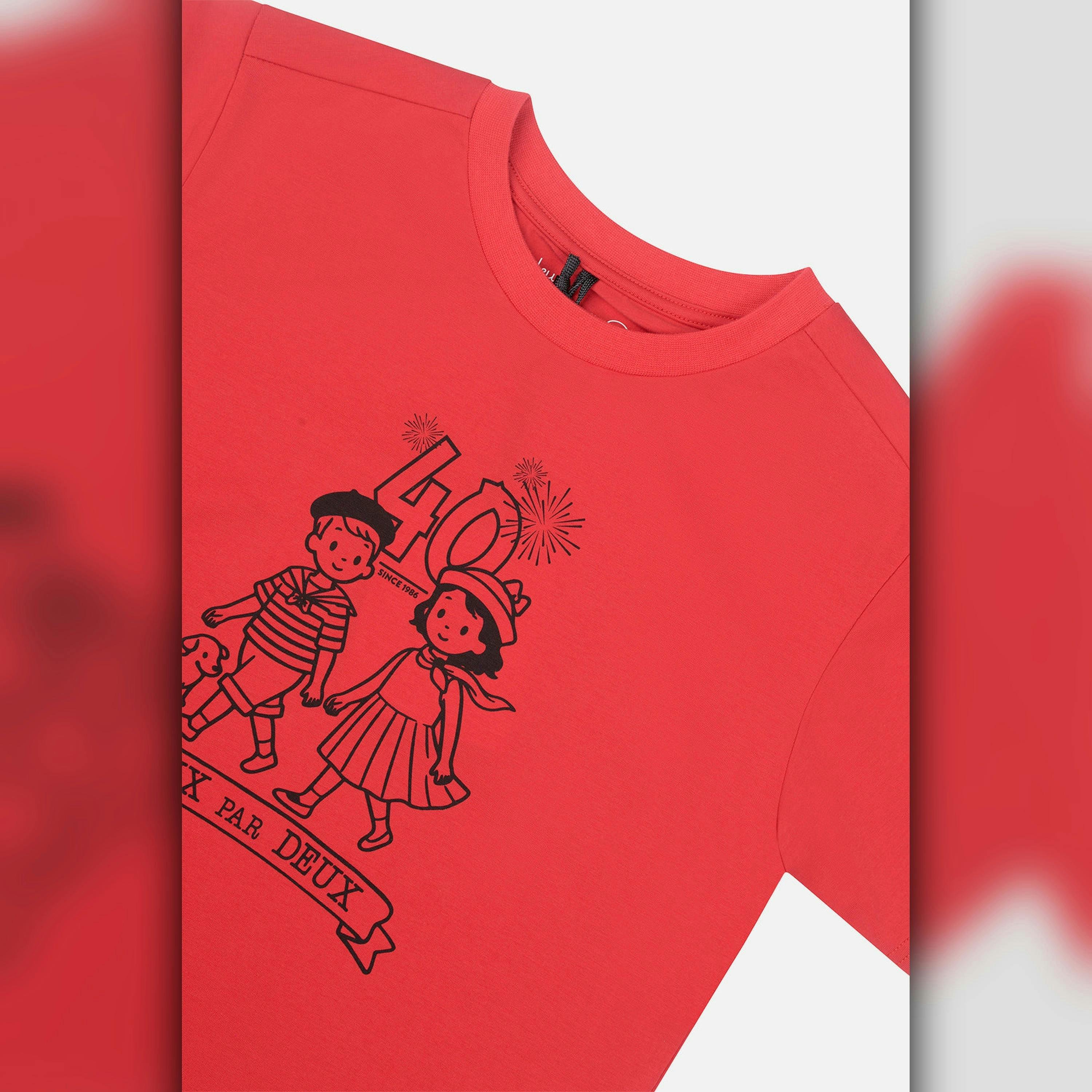 40Th Anniversary Graphic T-Shirt Poppy Red , view 5 of 5
