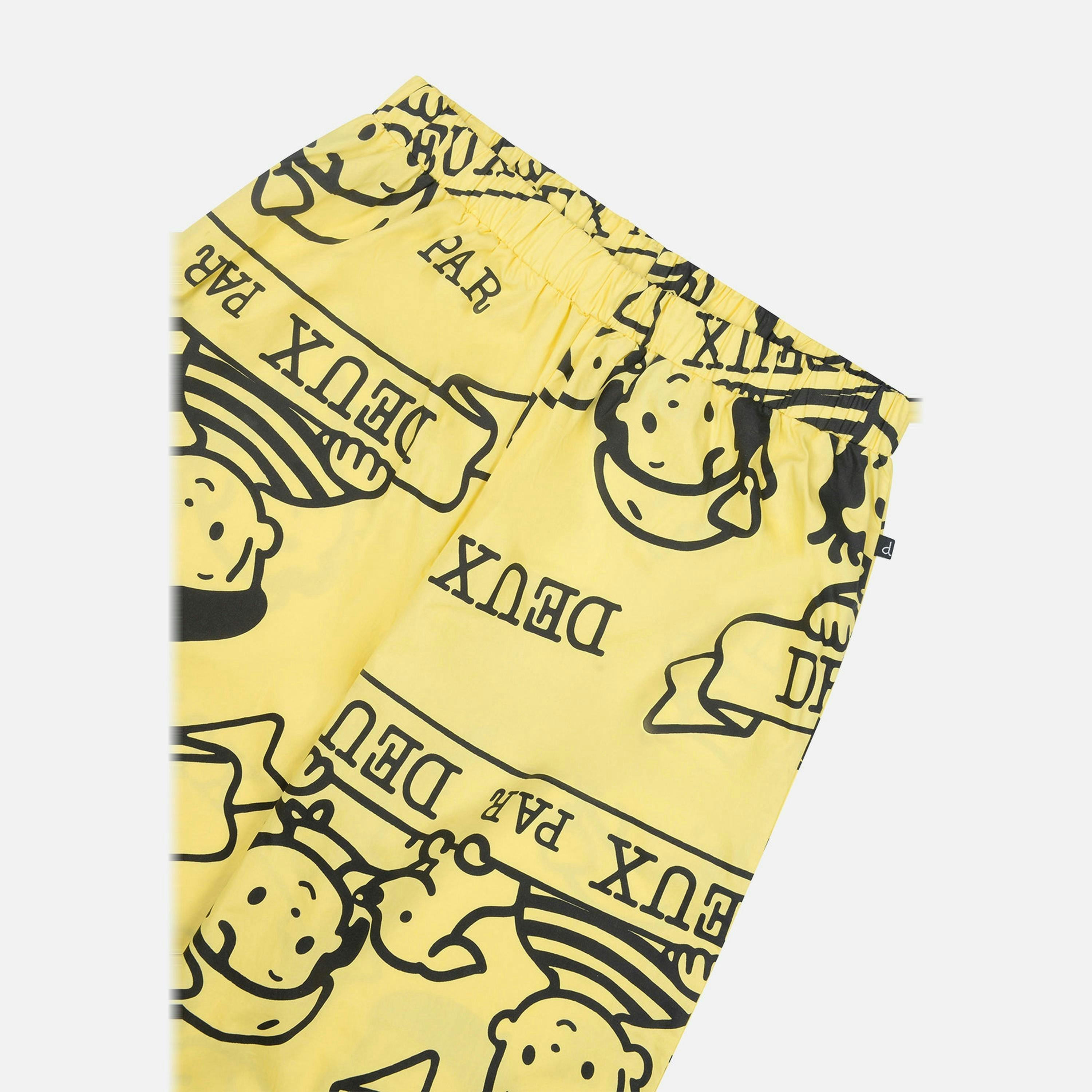 40Th Anniversary Adult Printed Poplin Pant Honey Yellow , view 4 of 4