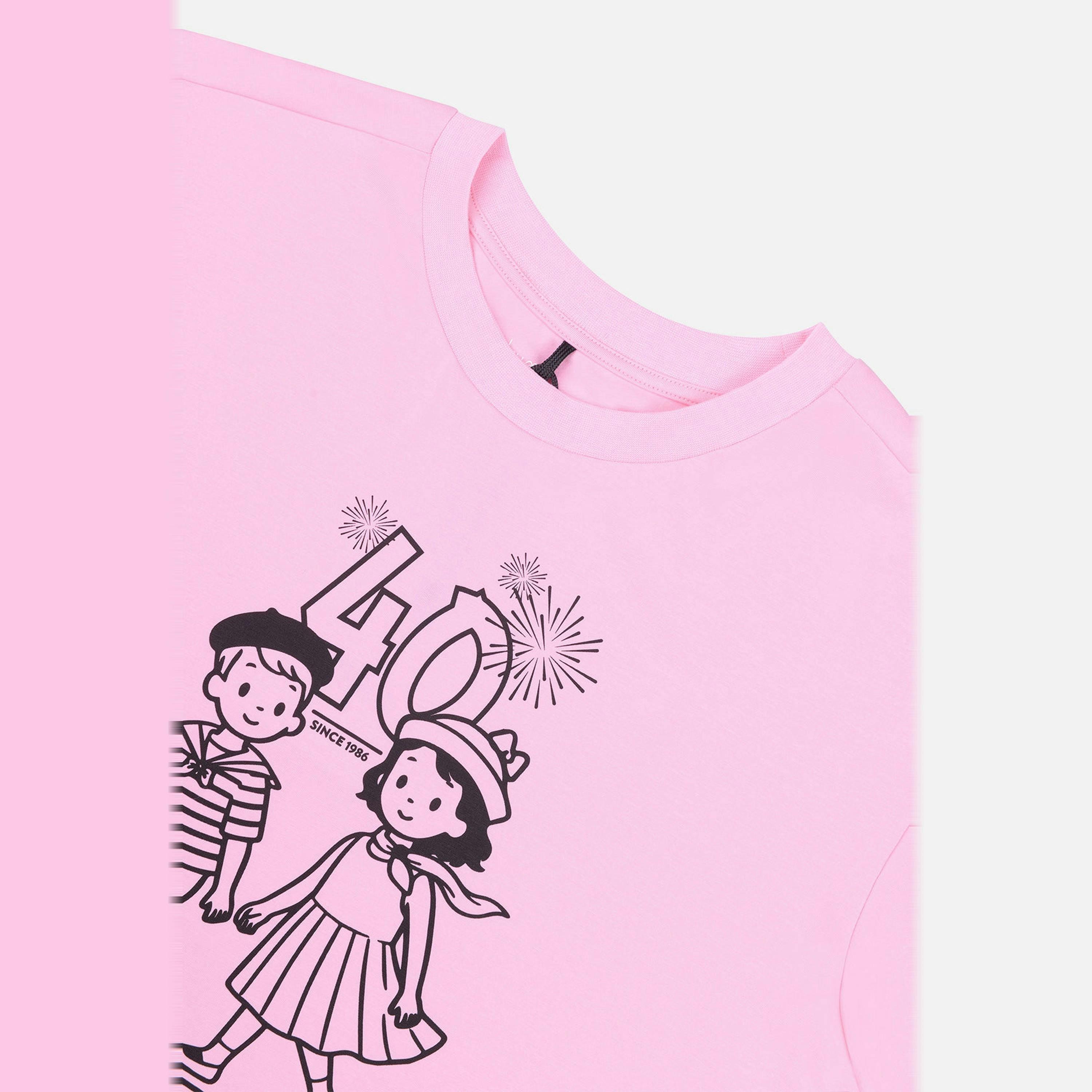 40Th Anniversary Graphic T-Shirt Soft Pink , view 3 of 6
