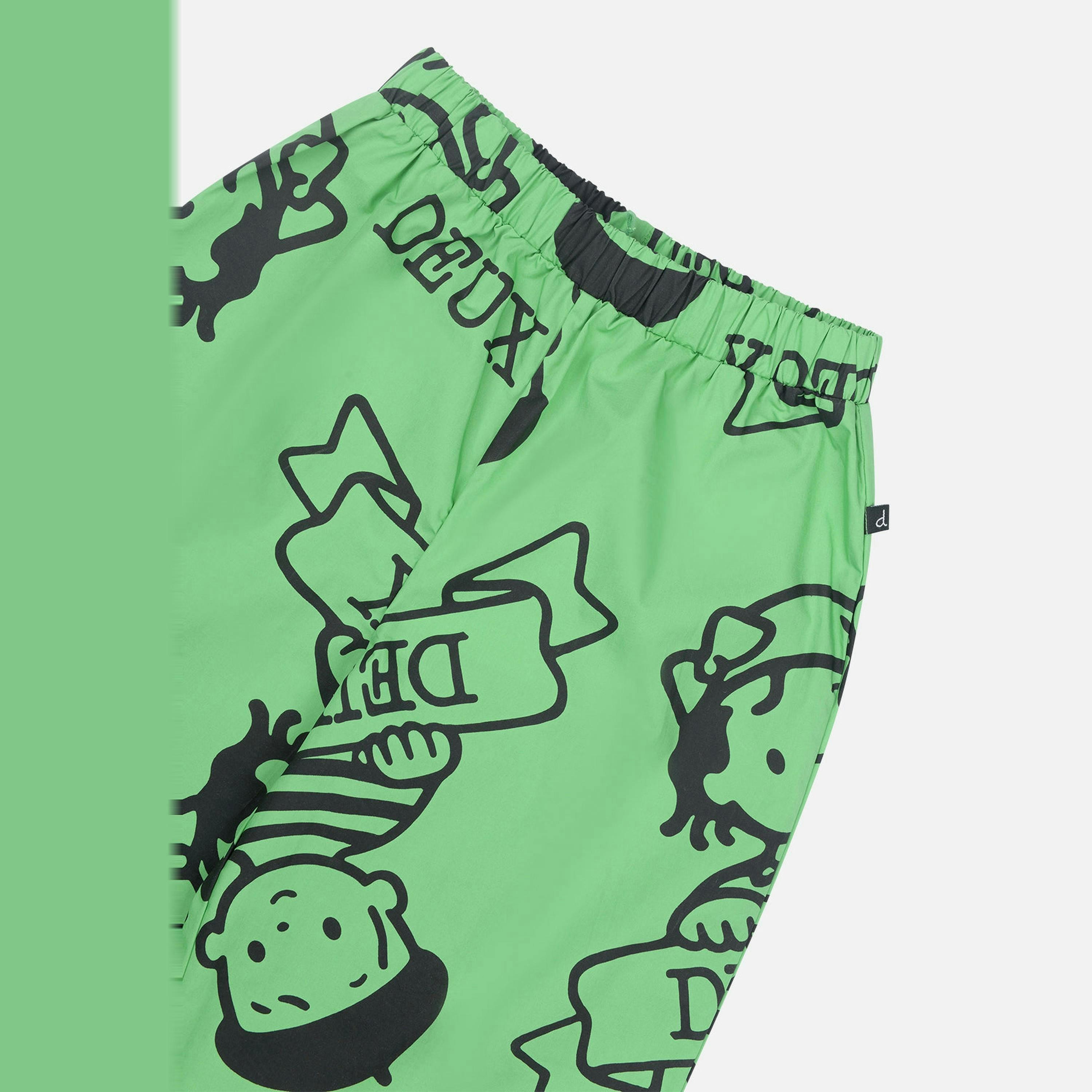40Th Anniversary Printed Poplin Pant Green , view 4 of 6