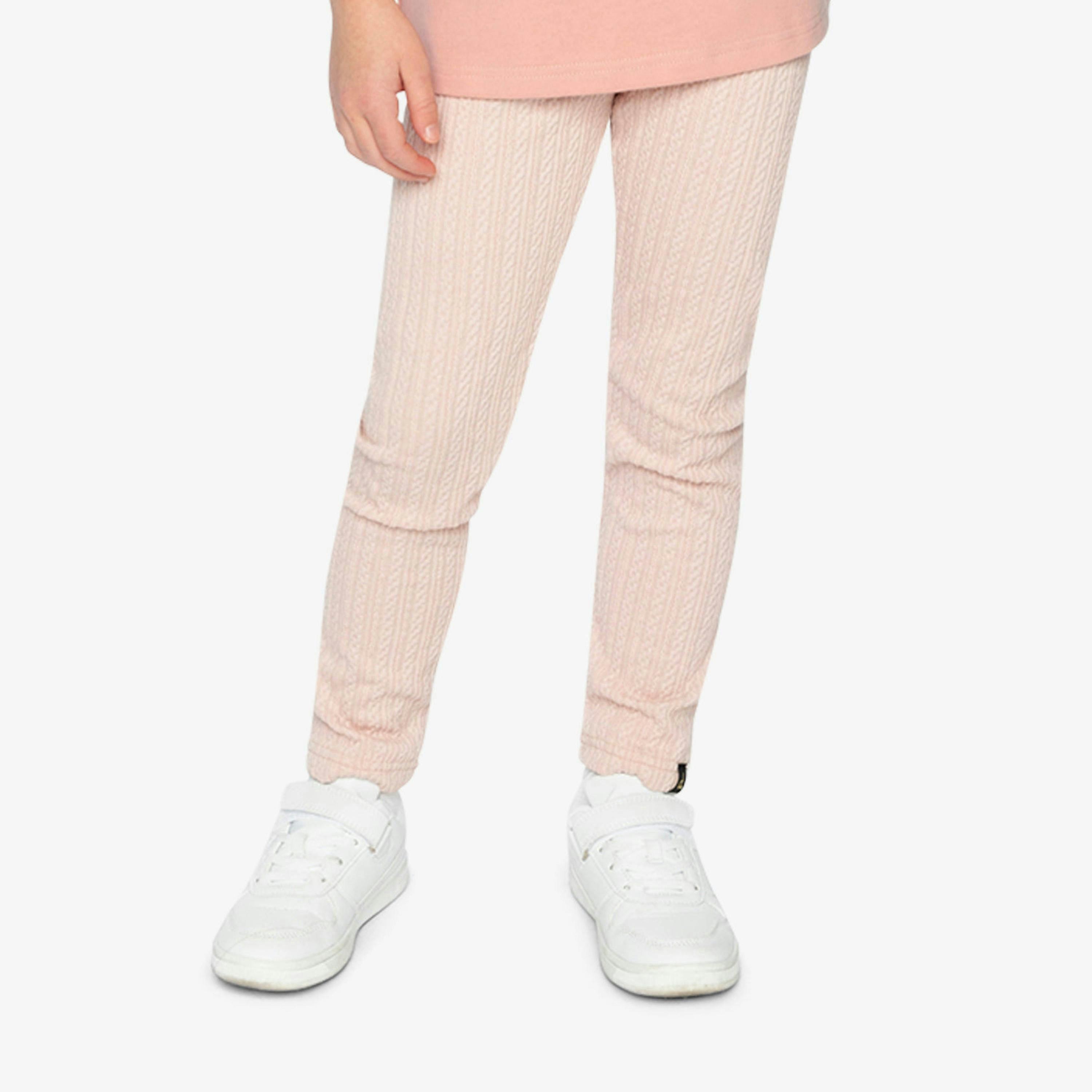 Jacquard Leggings Pale Dusty Pink , view 2 of 6