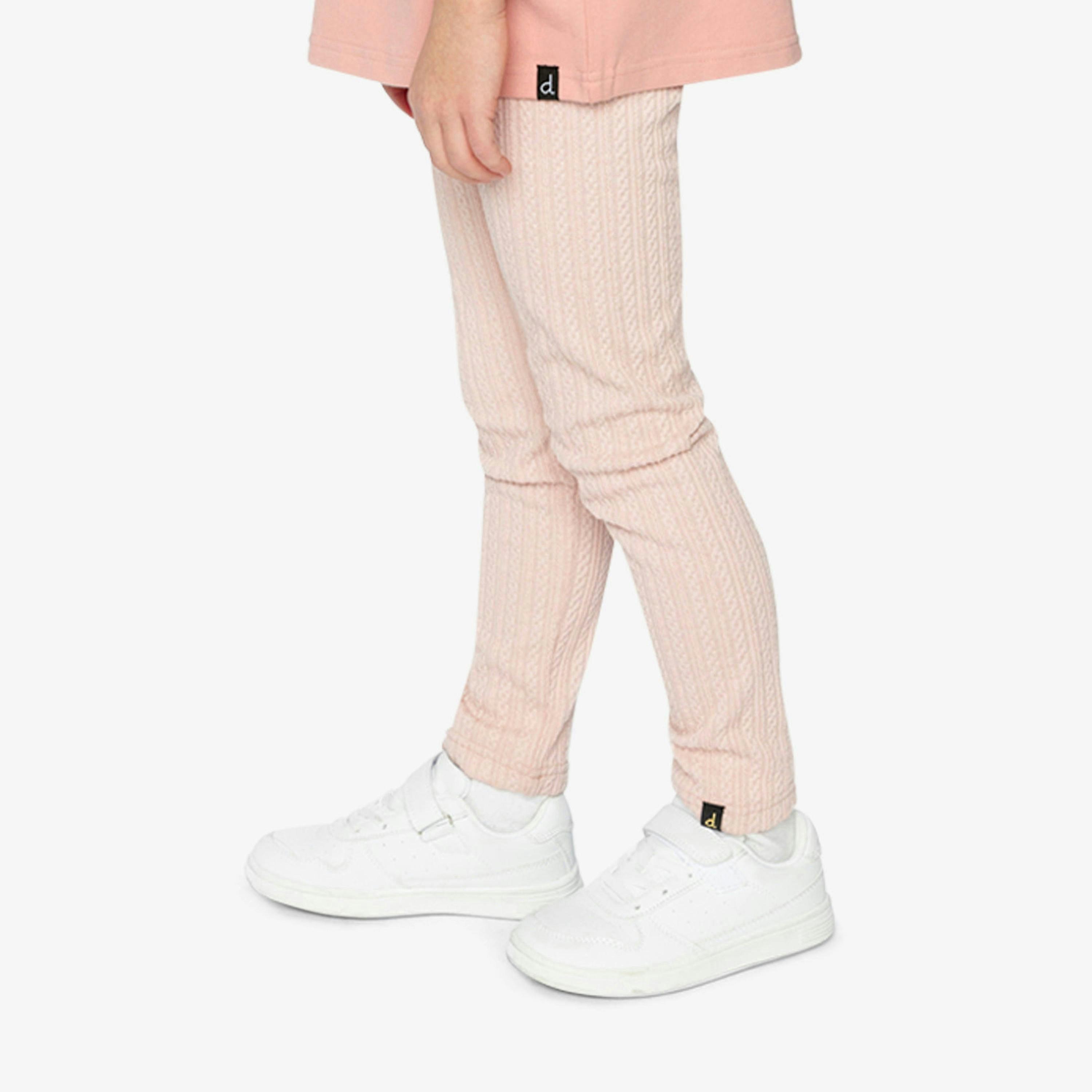 Jacquard Leggings Pale Dusty Pink , view 3 of 6