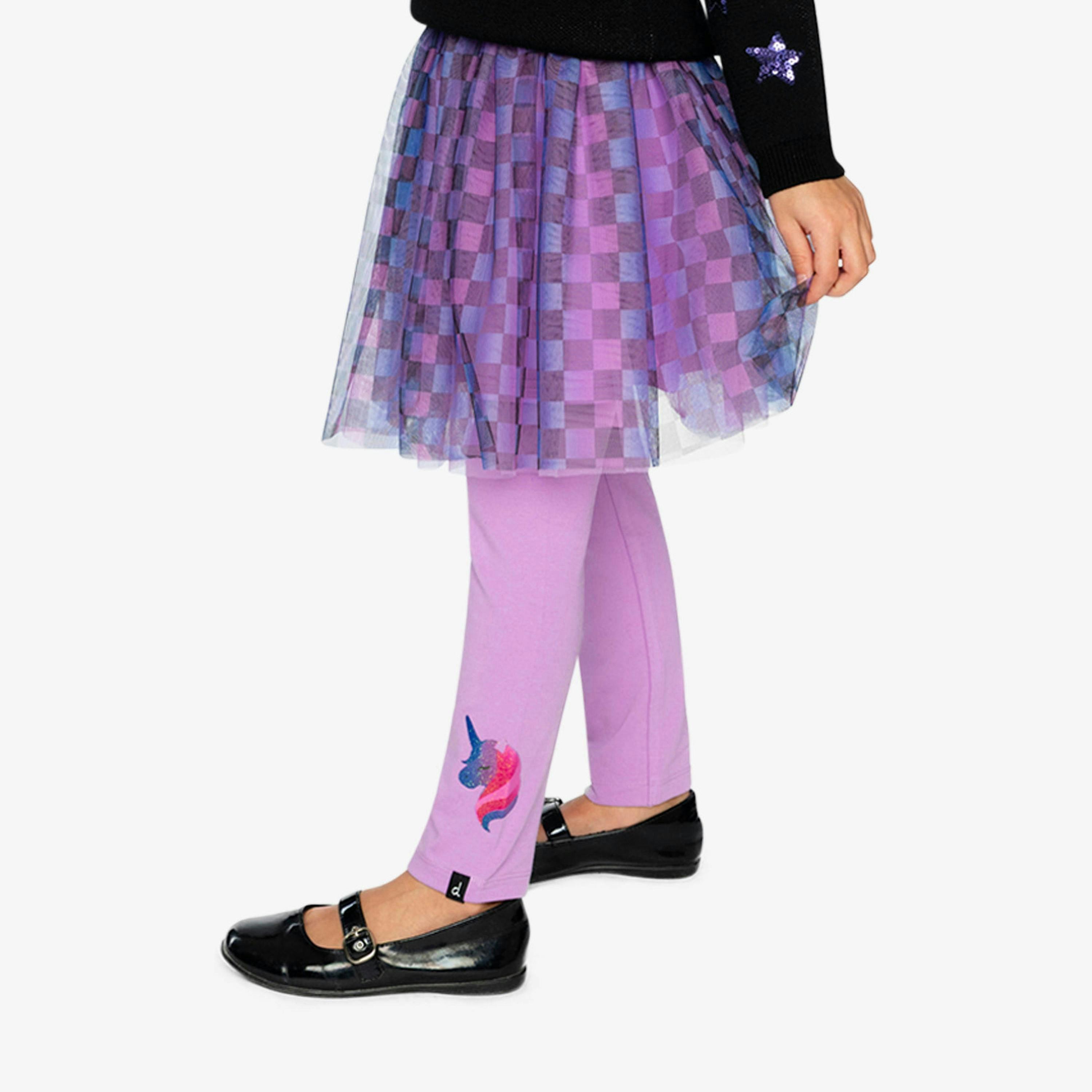 Skirt Black Checkered Print , view 4 of 6