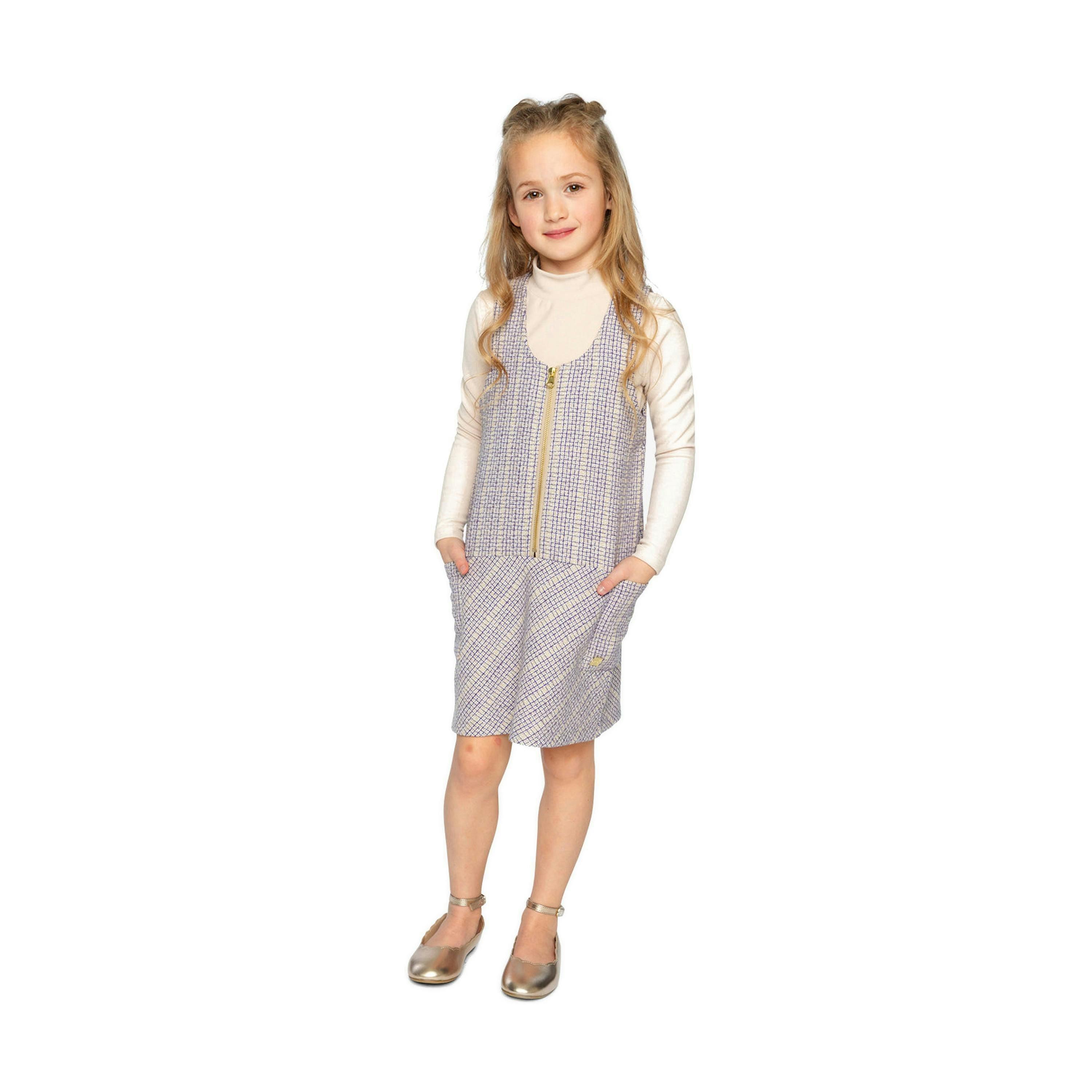 Brushed Rib Mock Neck Top Beige , view 5 of 6