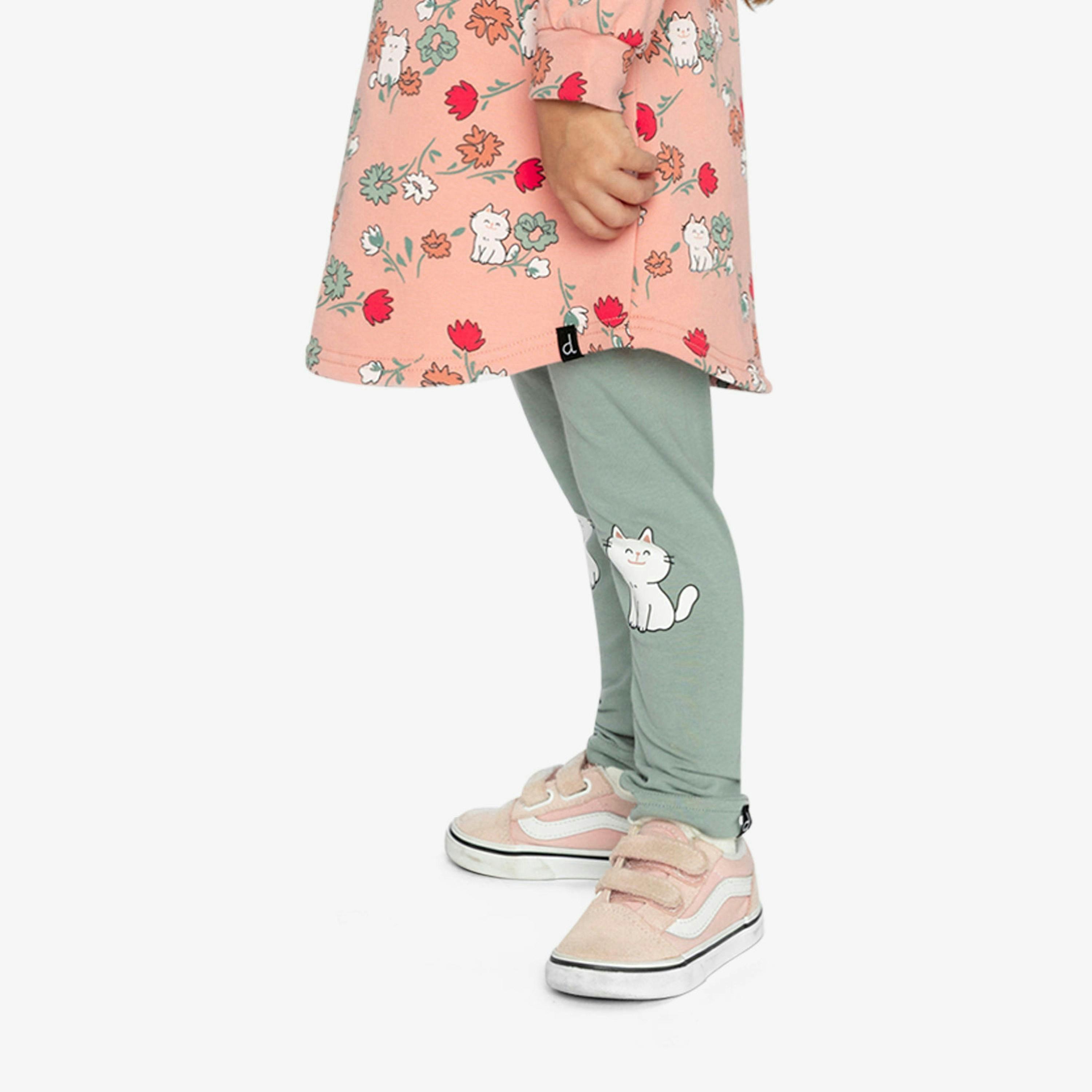 Organic Cotton Leggings Sage Green , view 4 of 6