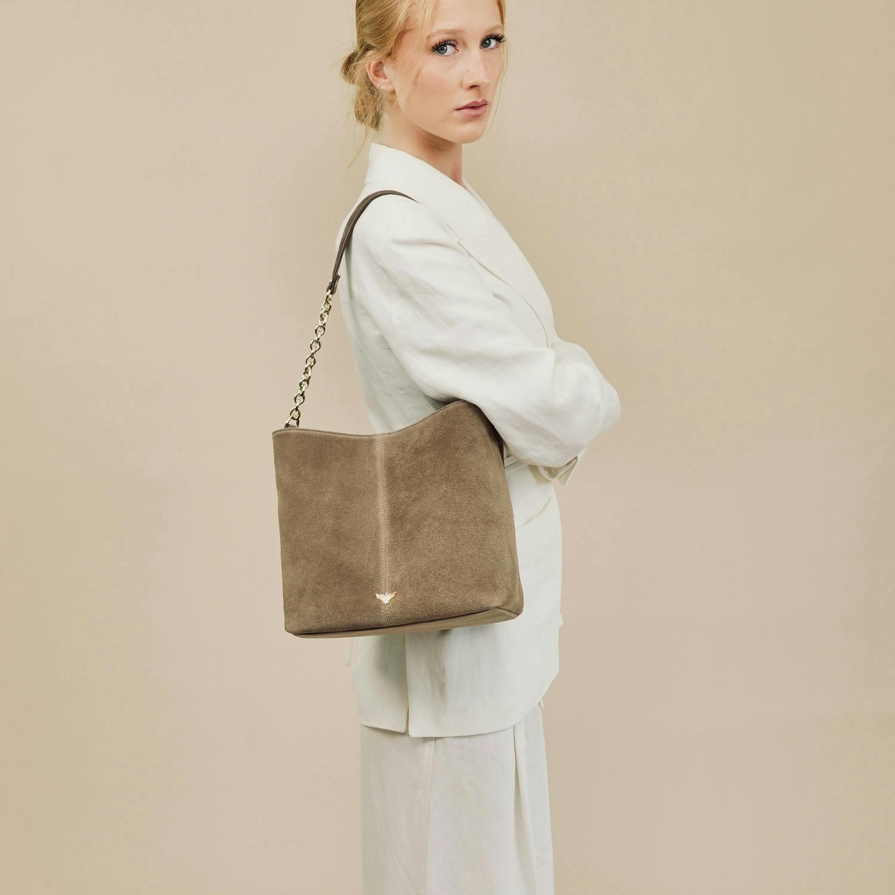 The Izzie Suede Bag , view 2 of 6
