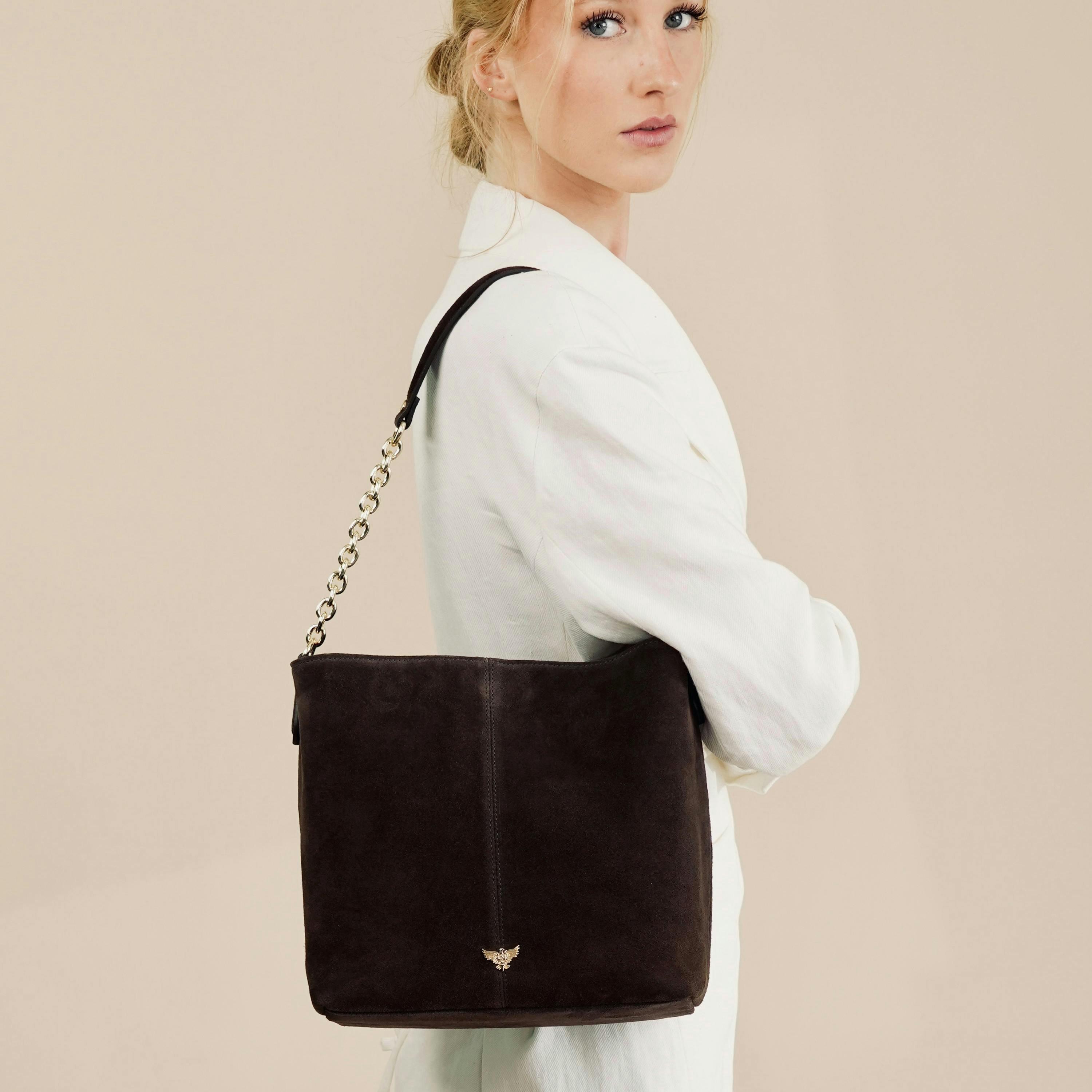 The Izzie Suede Bag , view 2 of 6