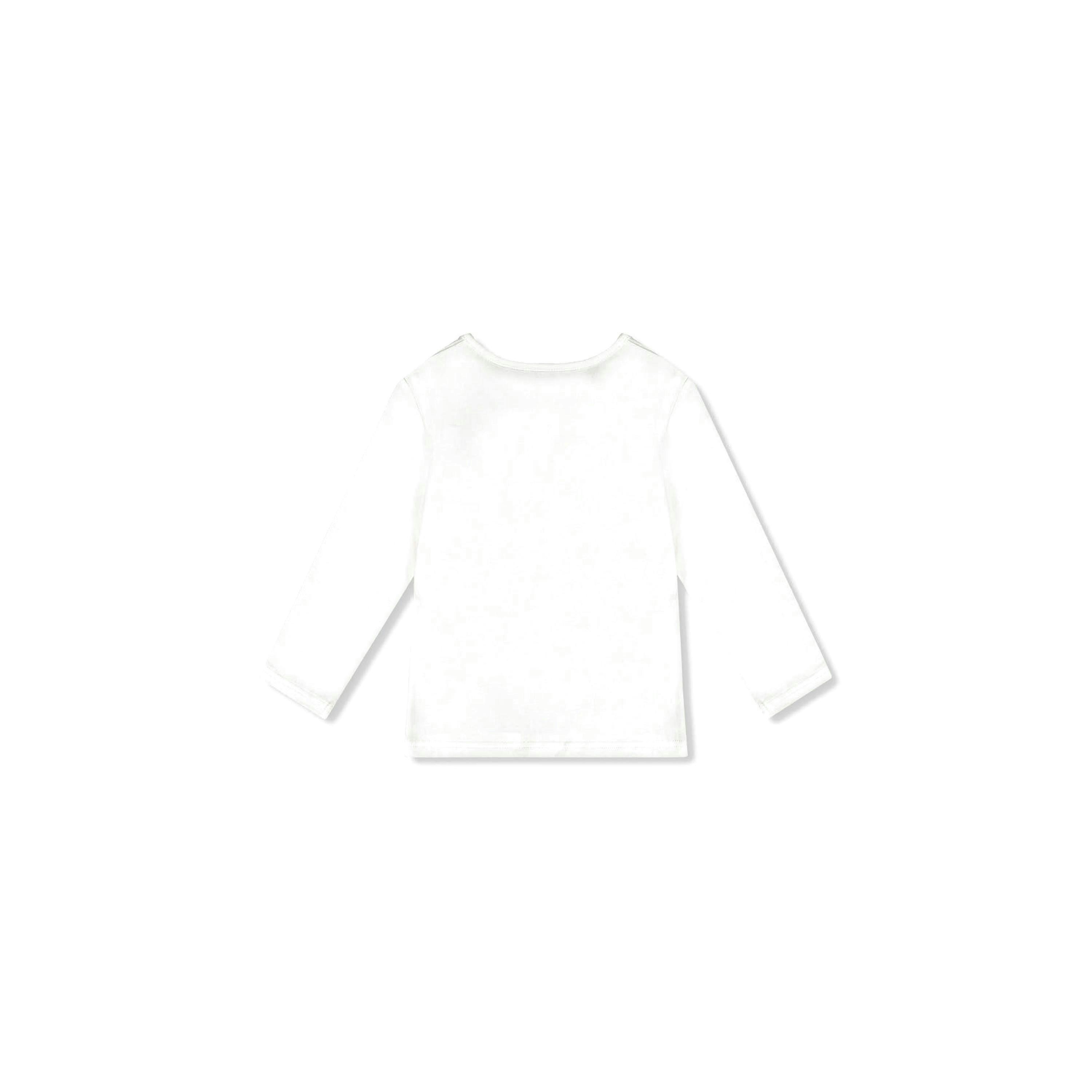Organic Cotton Long Sleeve T-Shirt Off-White , view 4 of 6