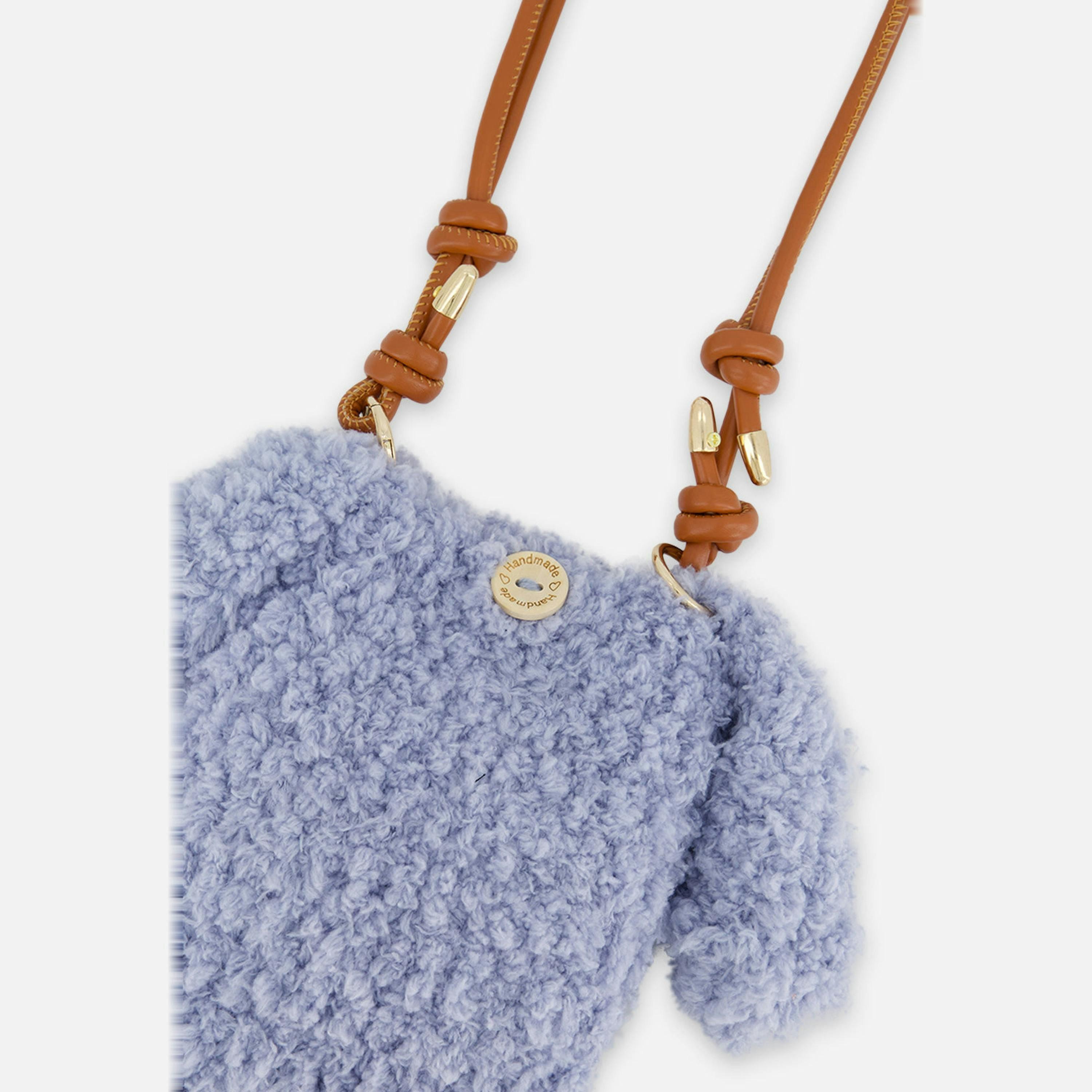 Poodle Bag Blue-Grey , view 3 of 4