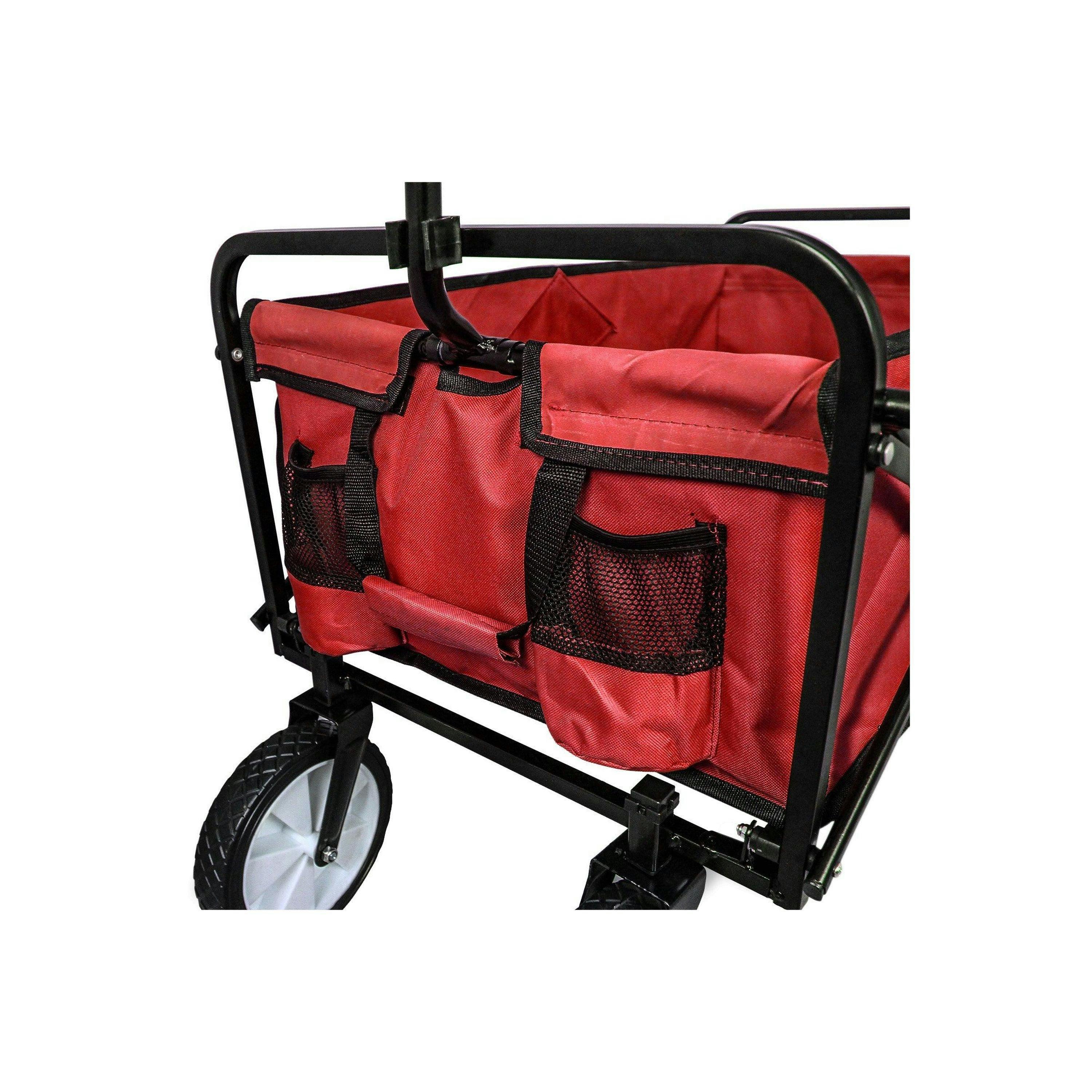 All-Terrain Festival & Beach Drinks Trolley Red , view 3 of 4