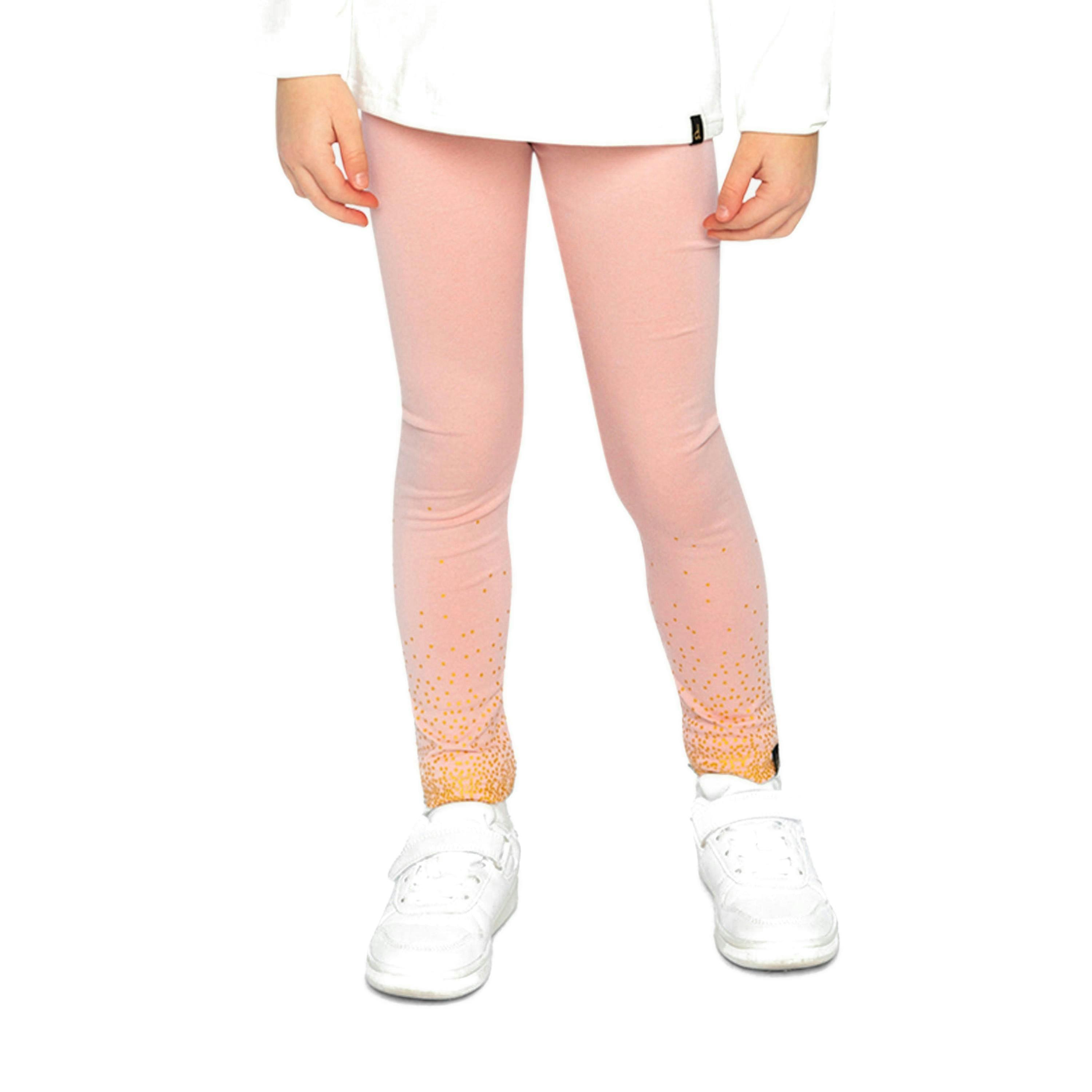 Organic Cotton Leggings Pale Dusty Pink , view 2 of 6