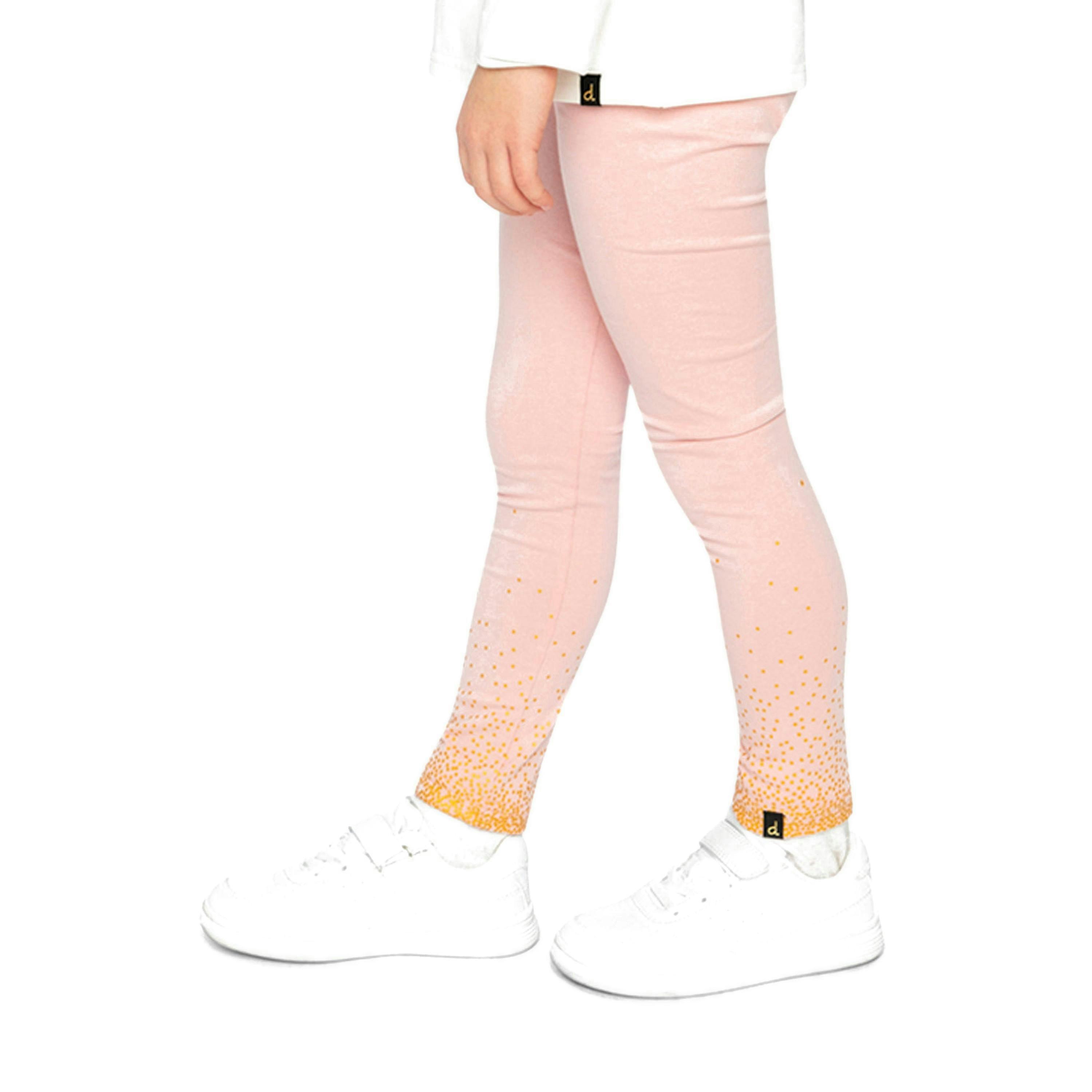 Organic Cotton Leggings Pale Dusty Pink , view 3 of 6