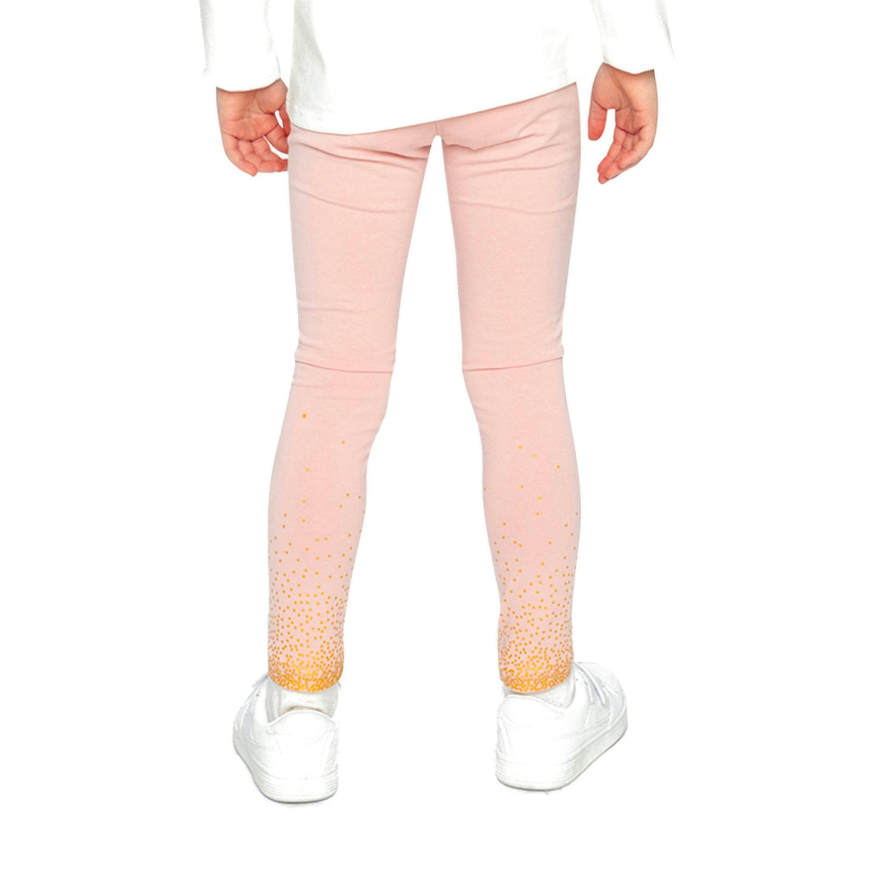 Organic Cotton Leggings Pale Dusty Pink , view 4 of 6
