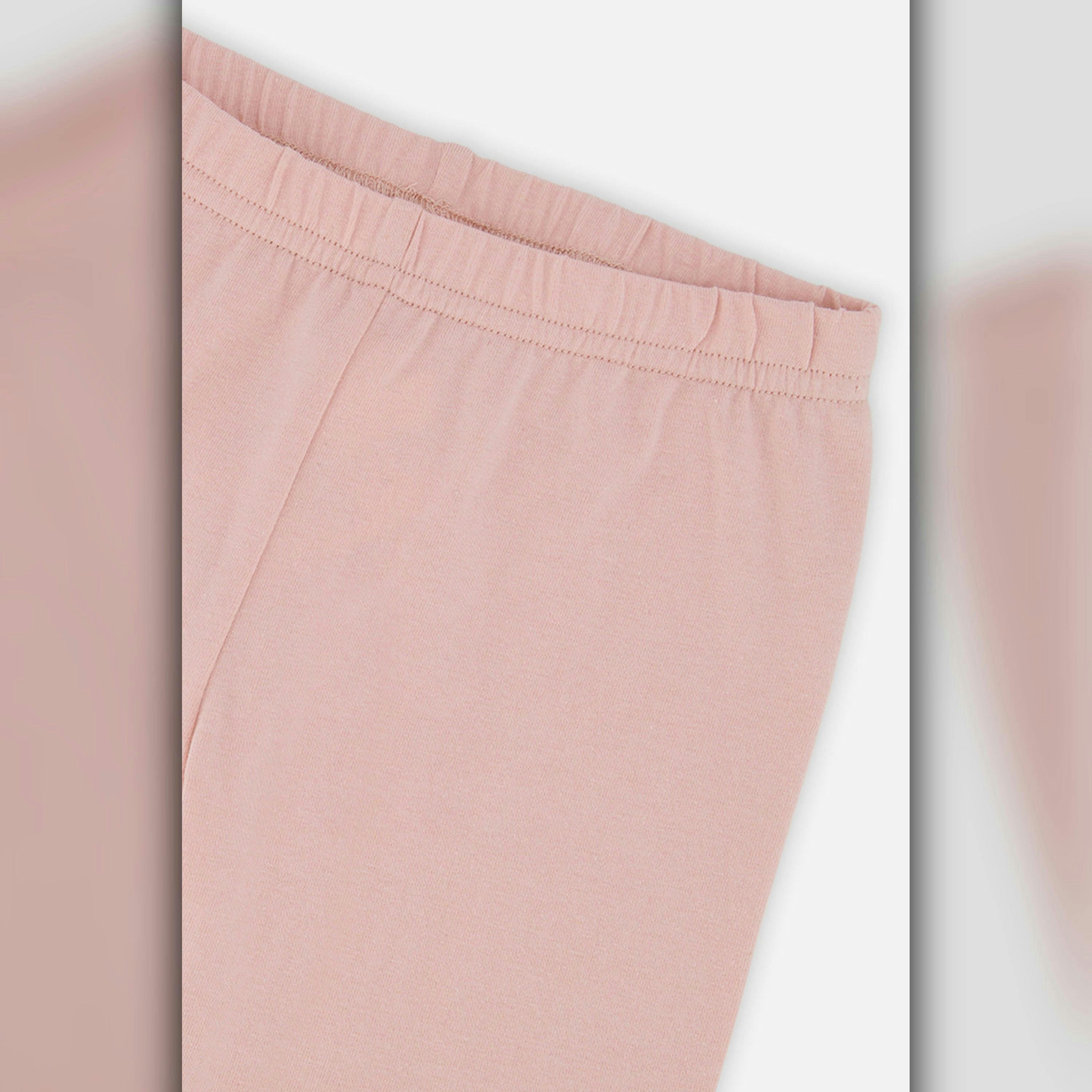 Organic Cotton Leggings Pale Dusty Pink , view 6 of 6