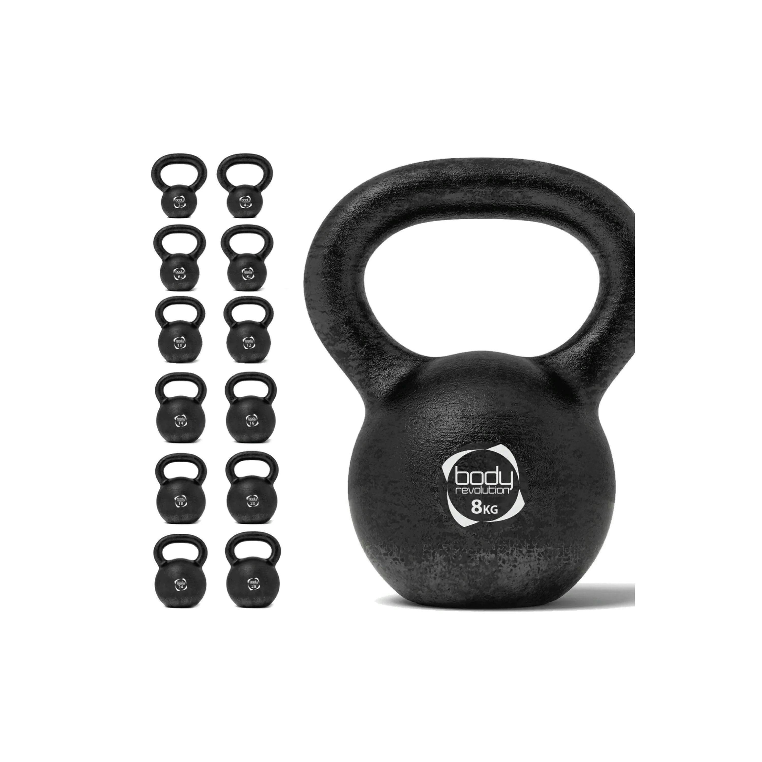 Body Revolution 8 kg Cast Iron Kettlebells , view 1 of 4