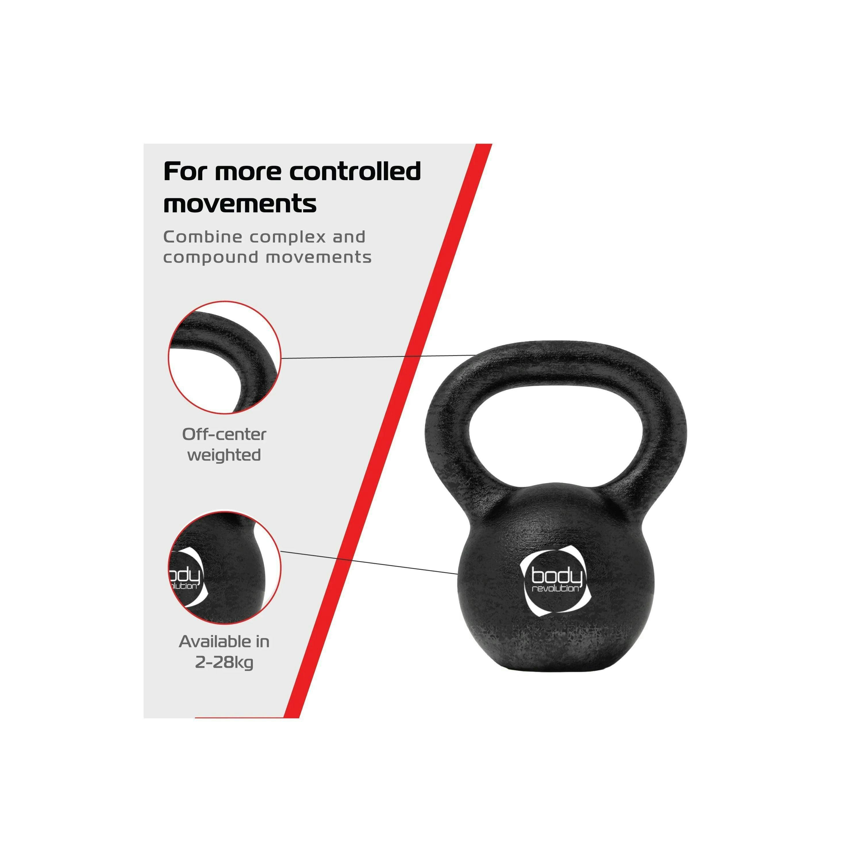 Body Revolution 24 kg Cast Iron Kettlebells , view 1 of 4
