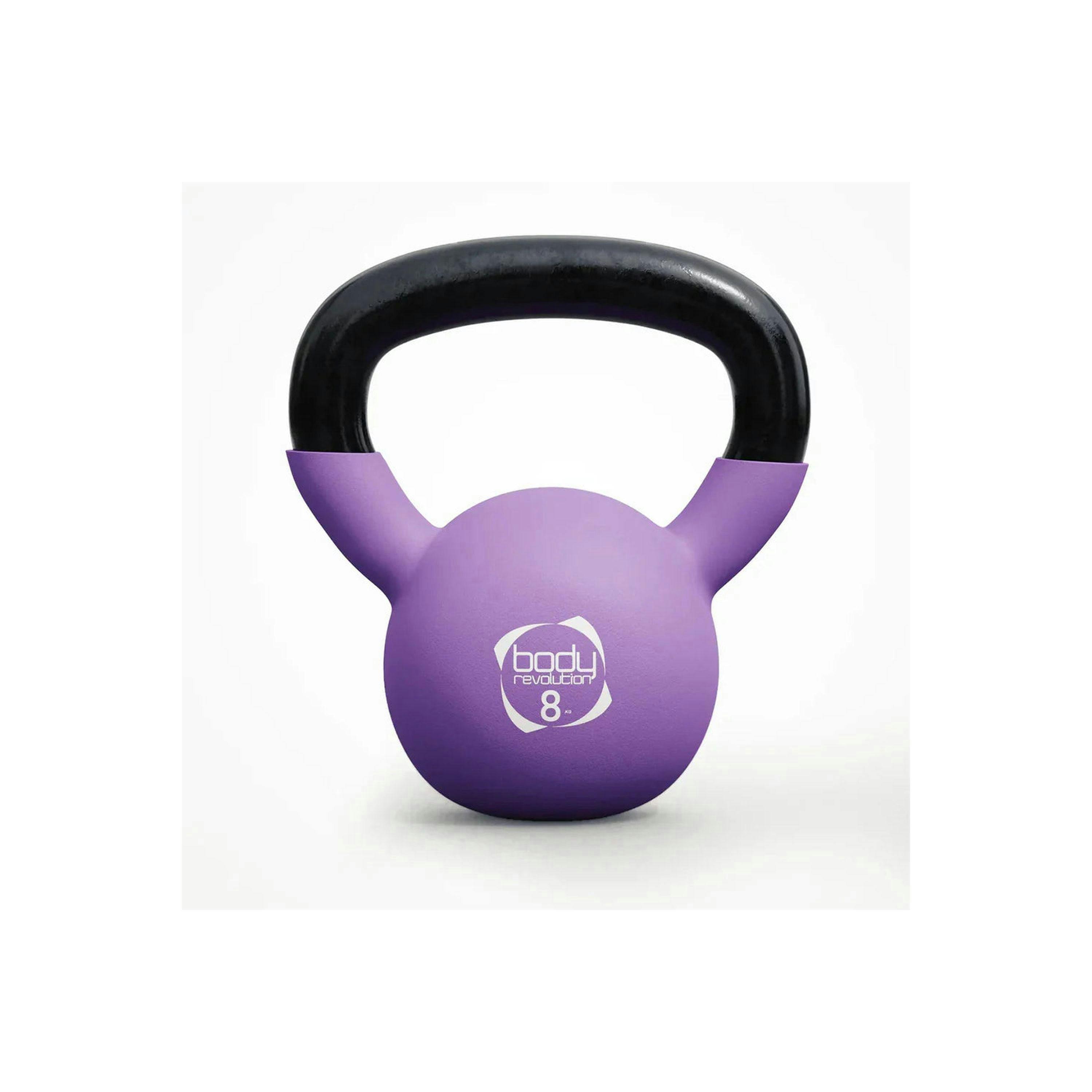 Body Revolution 8kg Neoprene Kettlebells , view 1 of 4