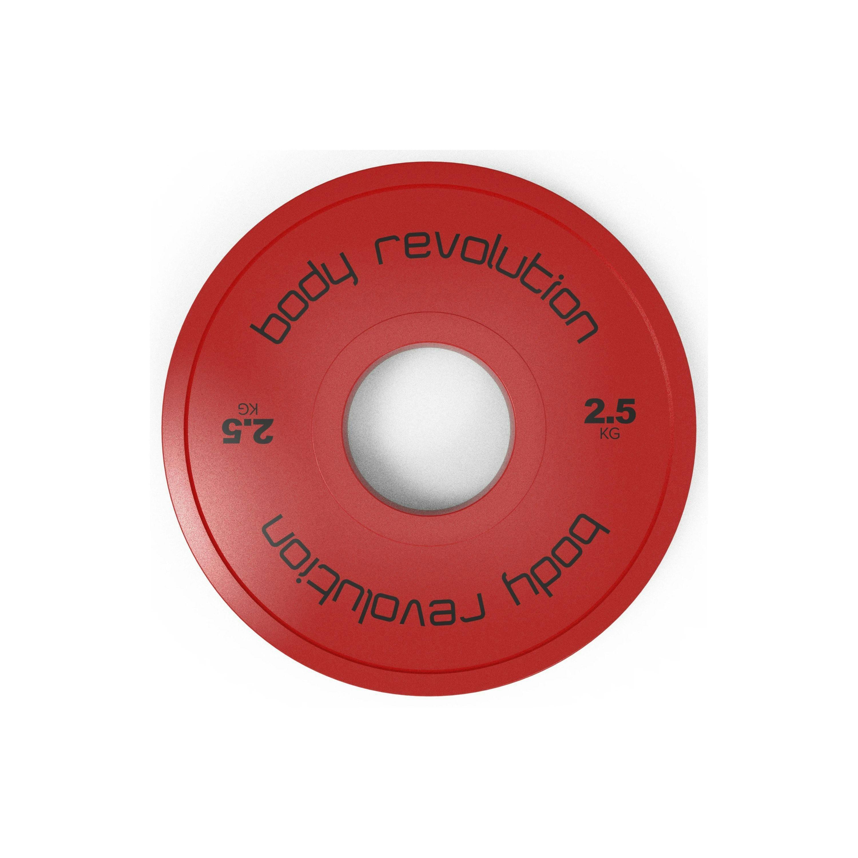 2 x 2.5kg Fractional Bumper Plates , view 1 of 4