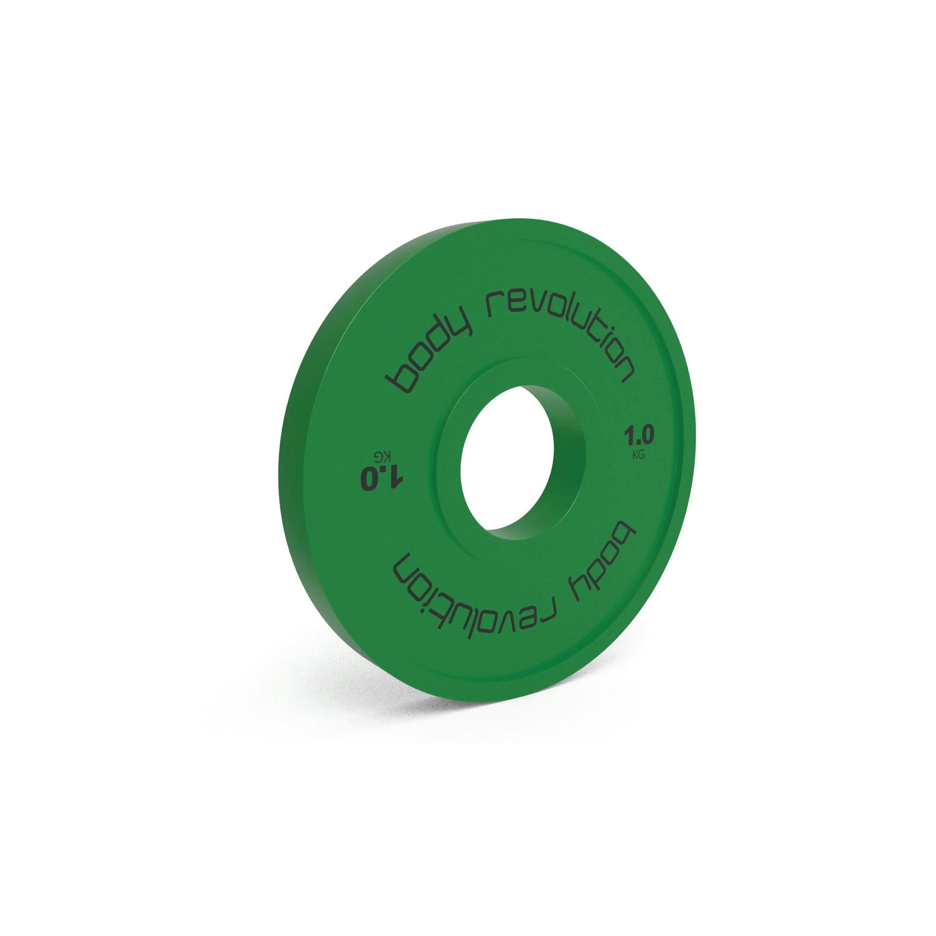 2 x 1kg Fractional Bumper Plates , view 1 of 4