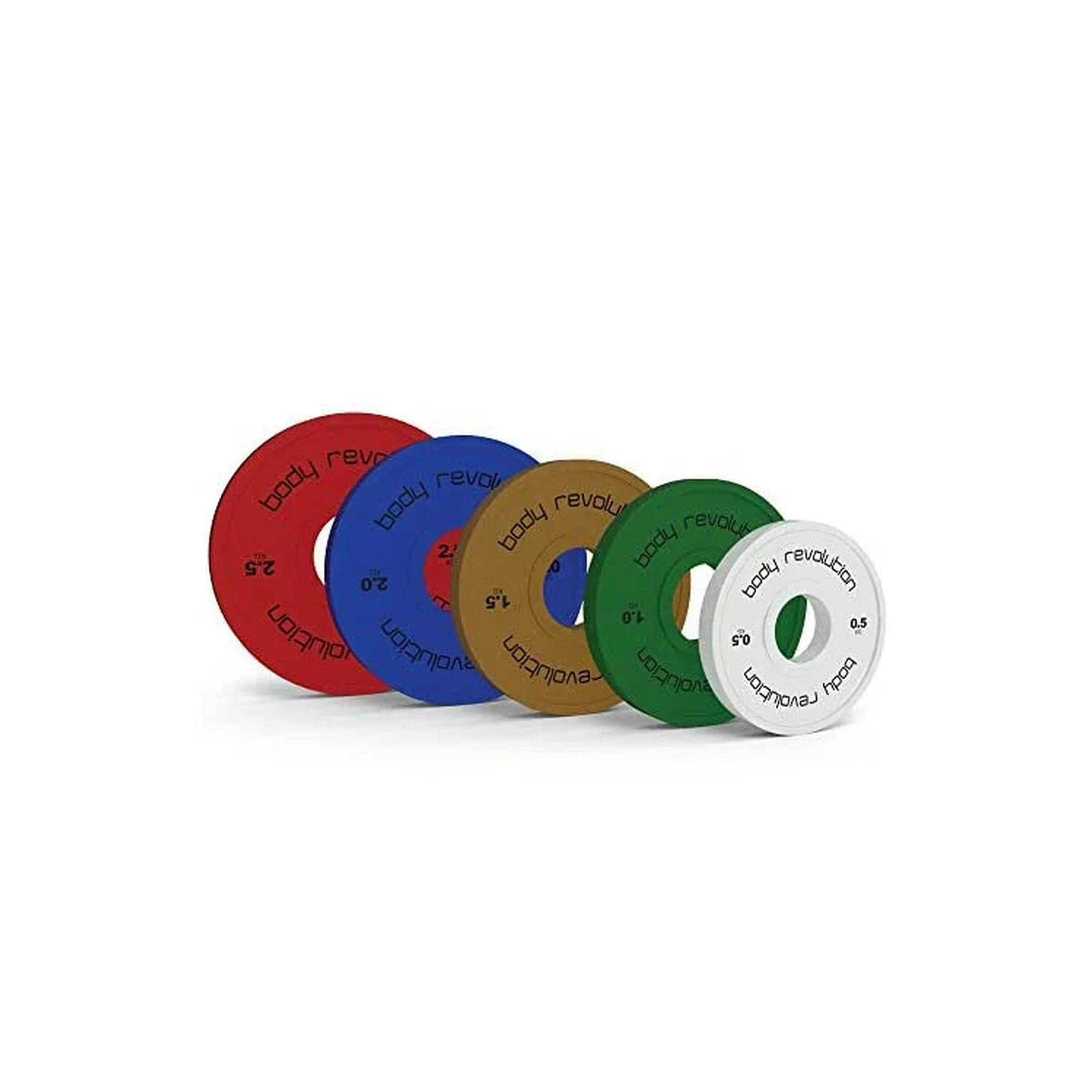 Full Set Fractional Bumper Plates , view 1 of 4