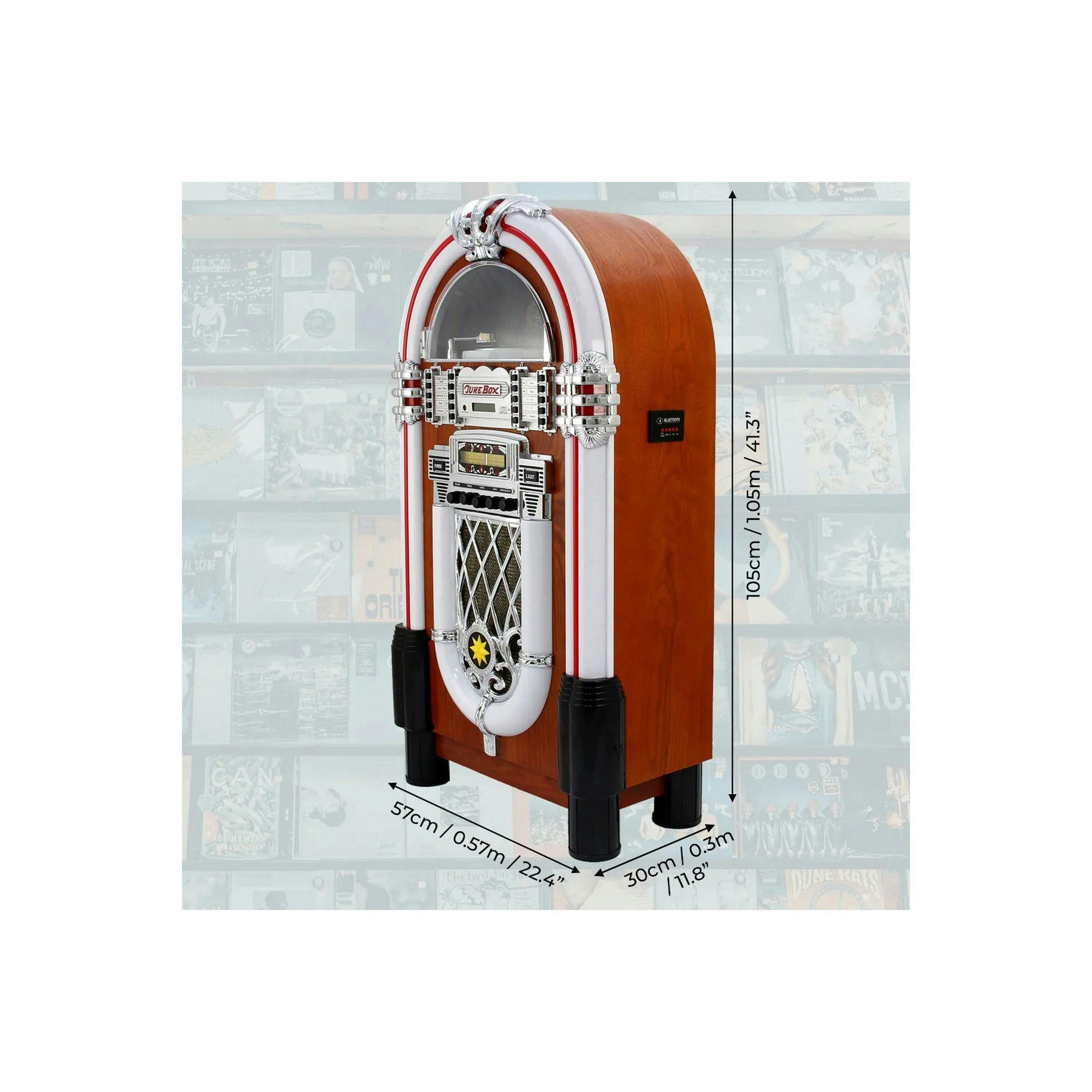 Retro Style Illuminated Jukebox Sound System , view 2 of 4