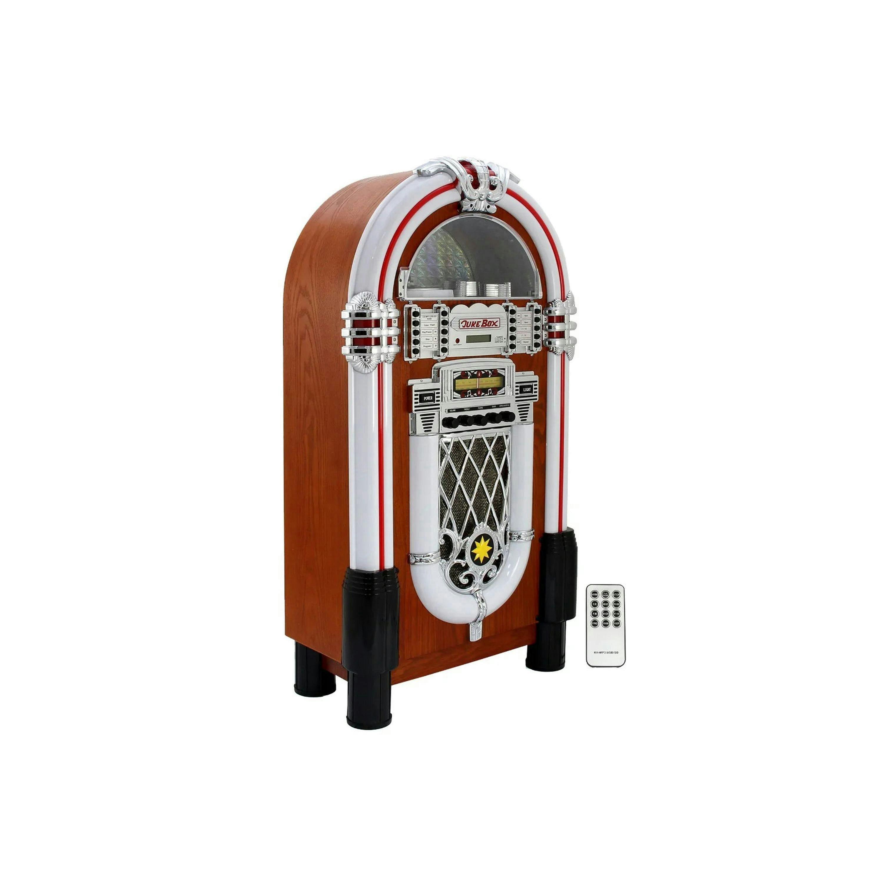 Retro Style Illuminated Jukebox Sound System , view 3 of 4