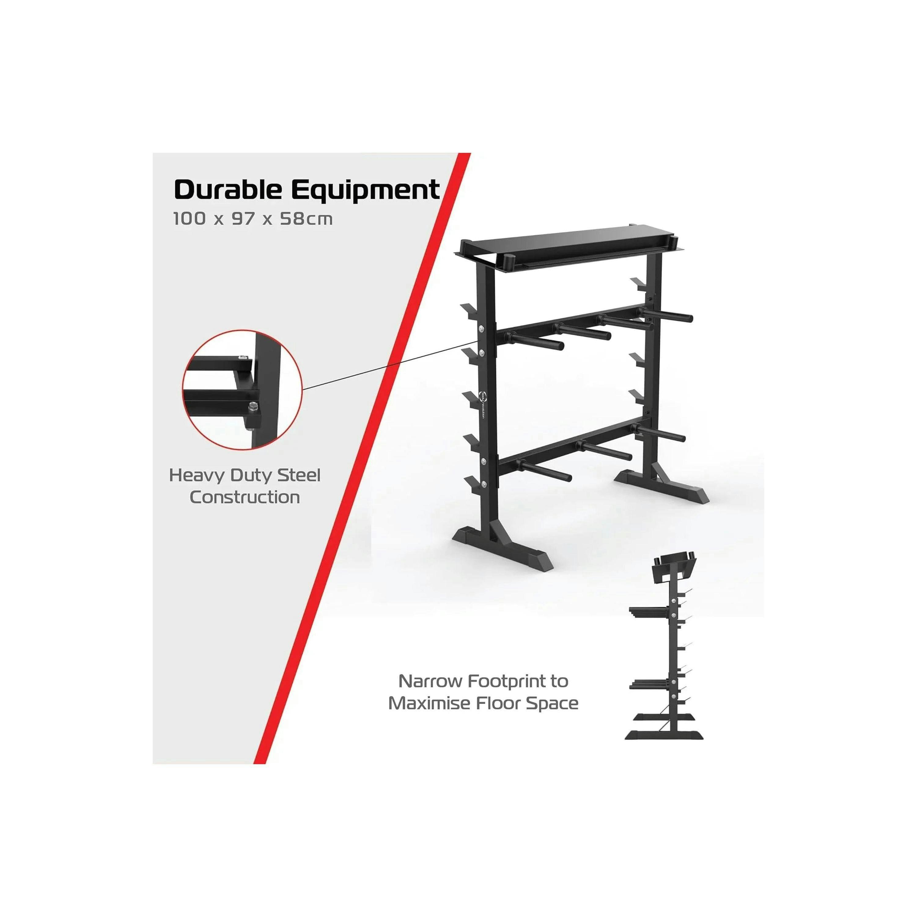 Multi Purpose Weight & Bar Storage Rack , view 4 of 4